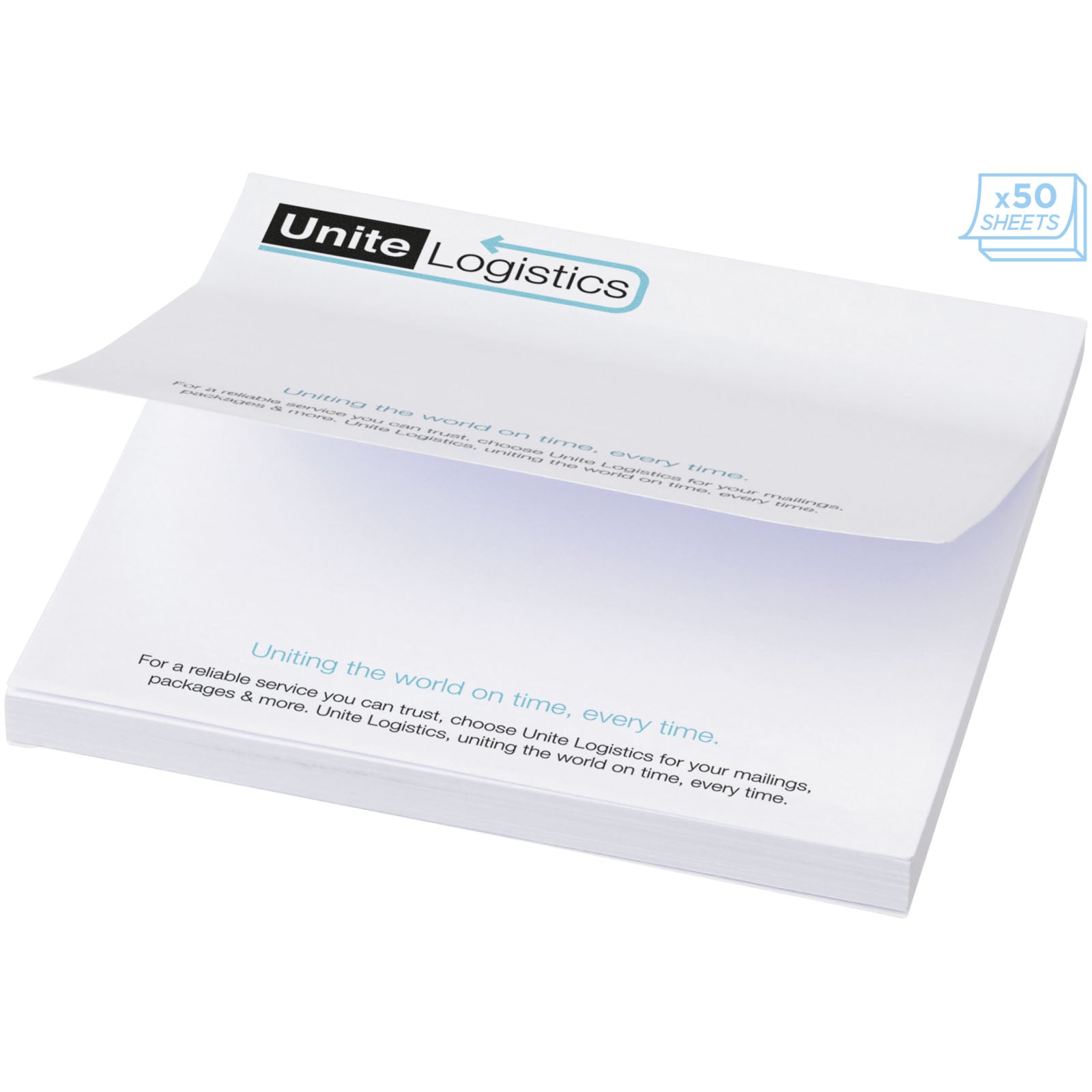Sticky-Mate® Haftnotizen 100 x 100 mm – Weiss – 100 Seiten