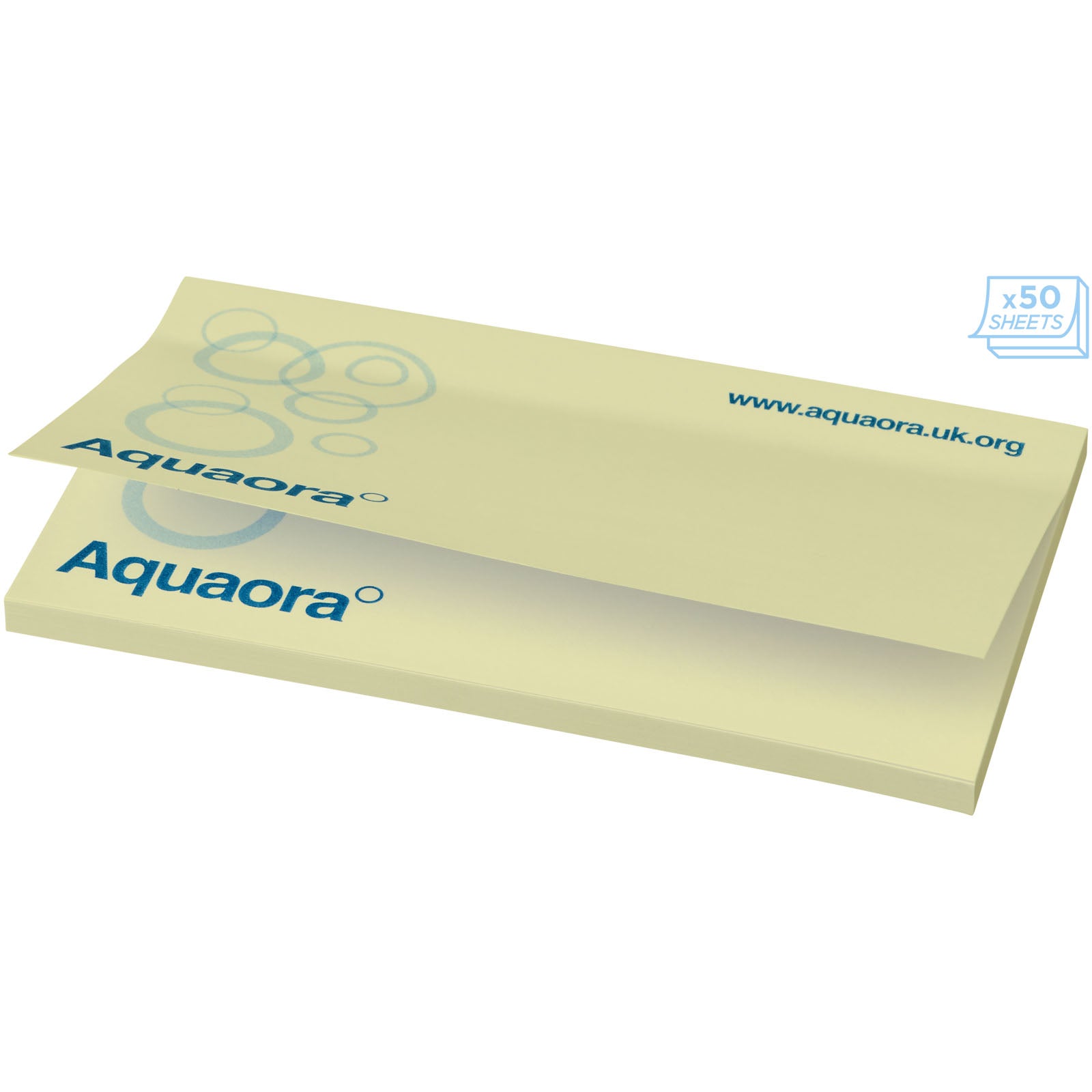 Sticky-Mate® Haftnotizen 127 x 75 mm – Hellgelb – 100 Seiten