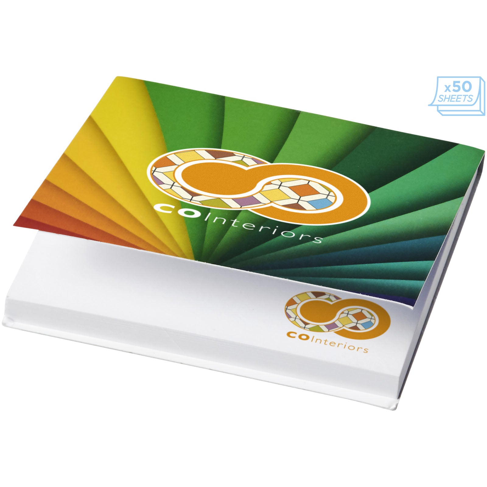 Sticky-Mate® Haftnotizen 75 x 75mm – Weiss – 100 Seiten