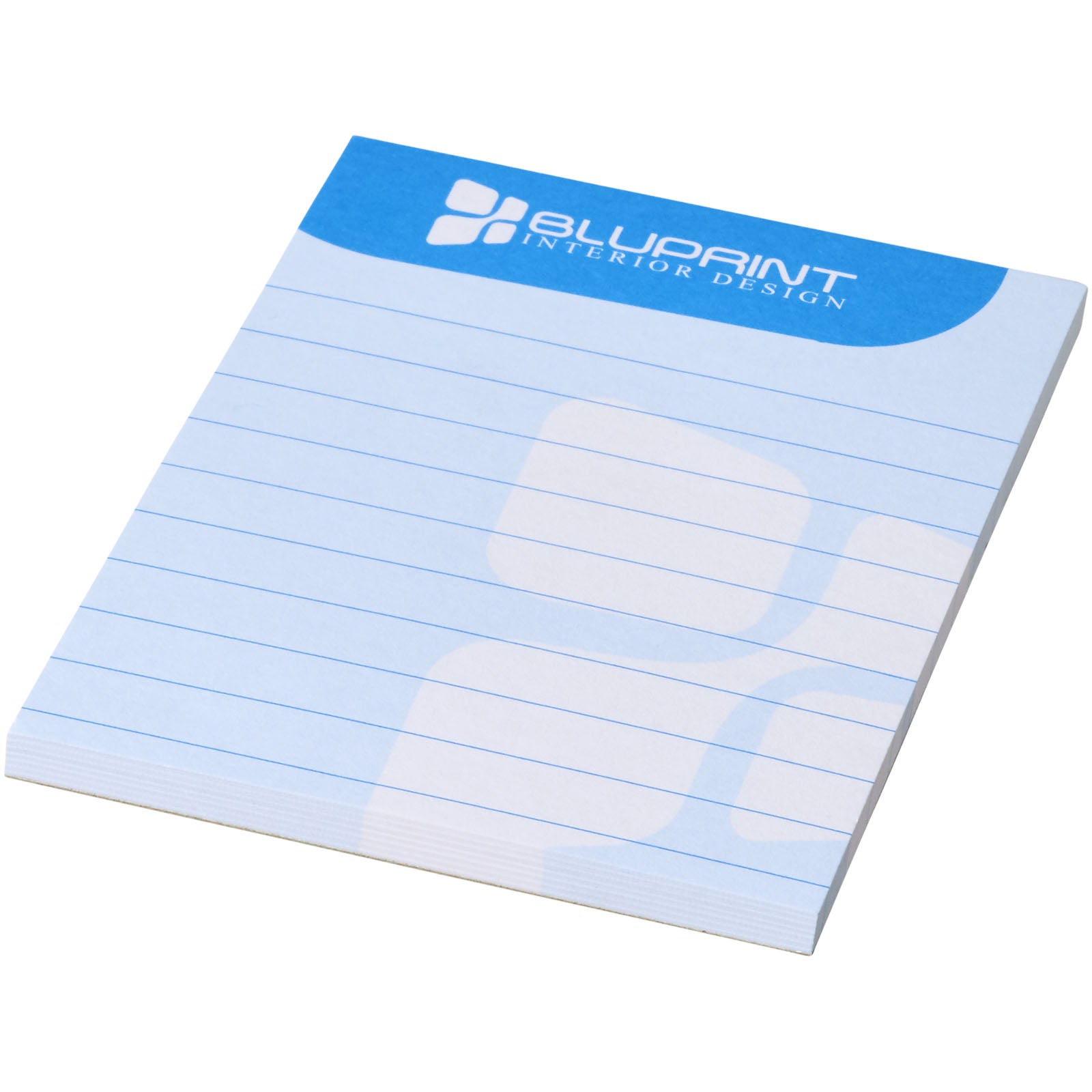 Desk-Mate® A7 Notizblock – Weiss – 50 Seiten