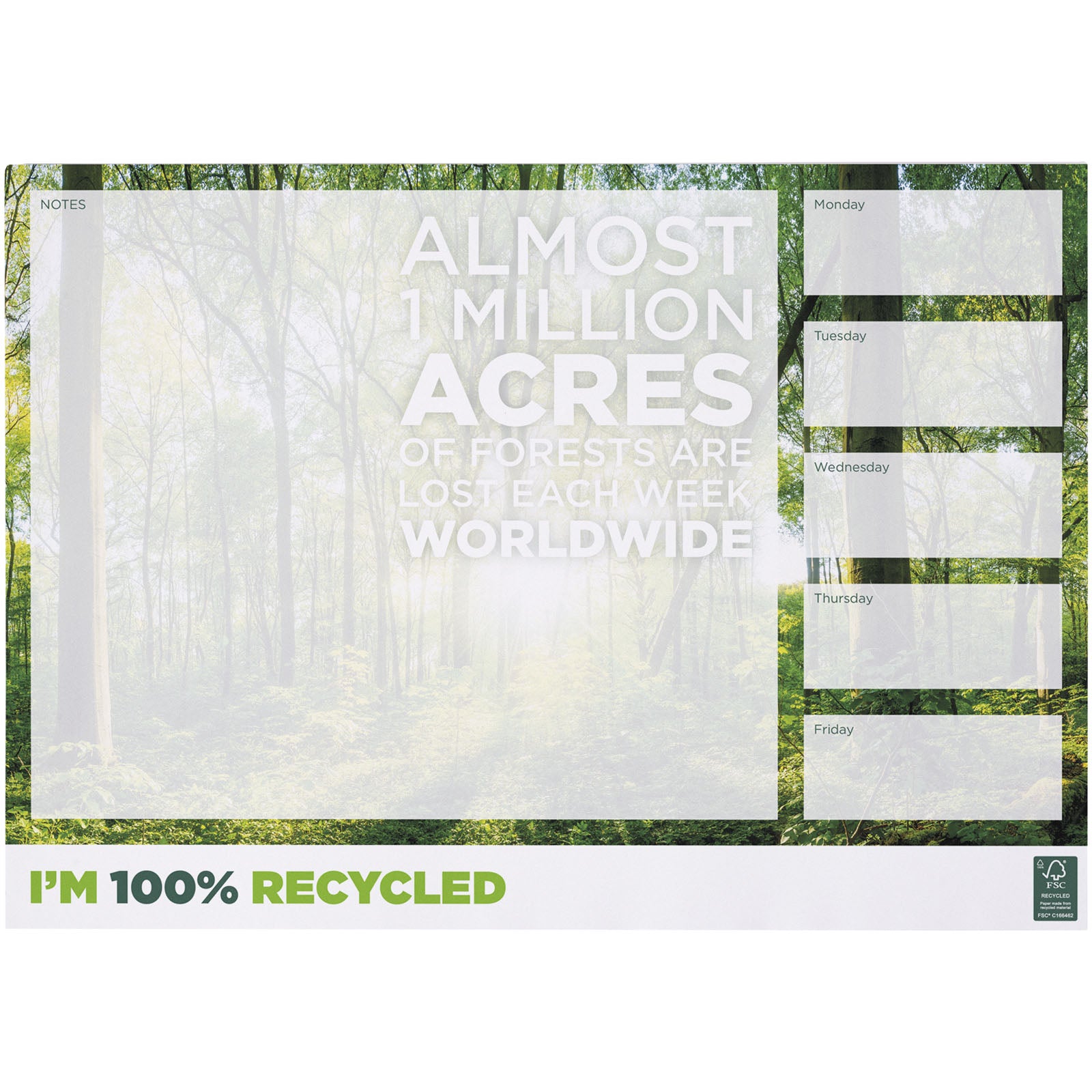 Desk-Mate® A3 recycelter Notizblock