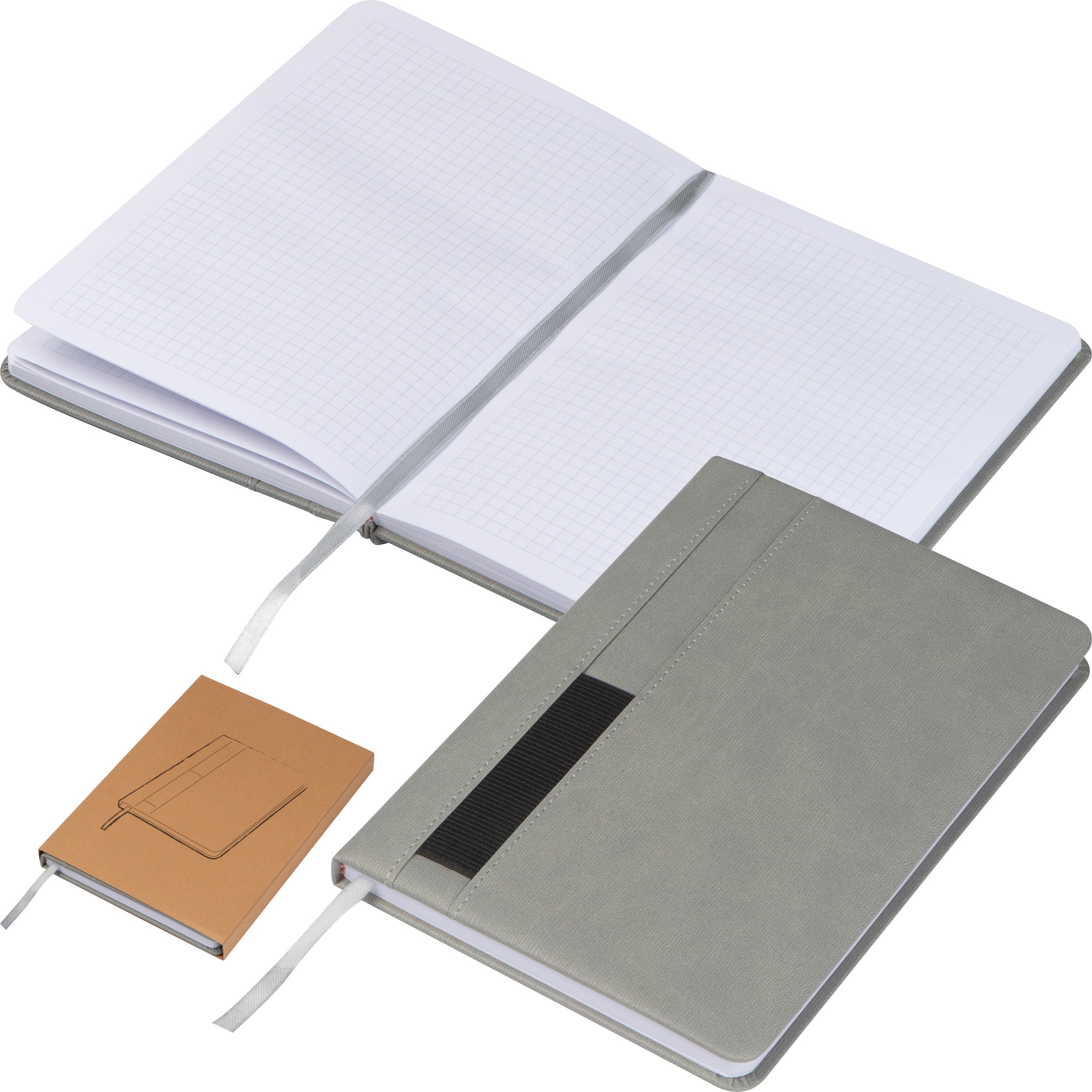 Notizbuch mit Steckfach A5 CLELIA