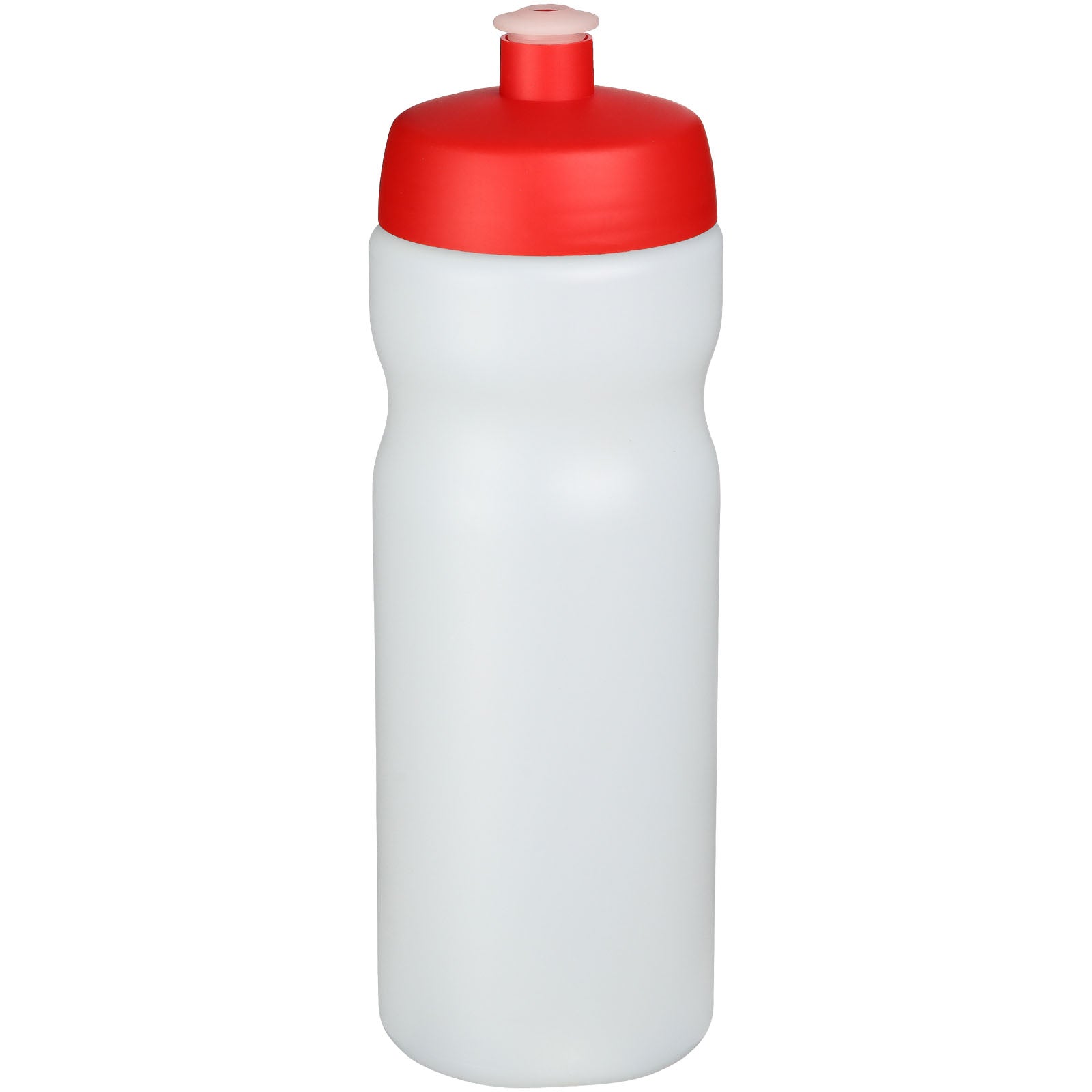 Baseline® Plus 650 ml Sportflasche – Rot und Transparent Weiss
