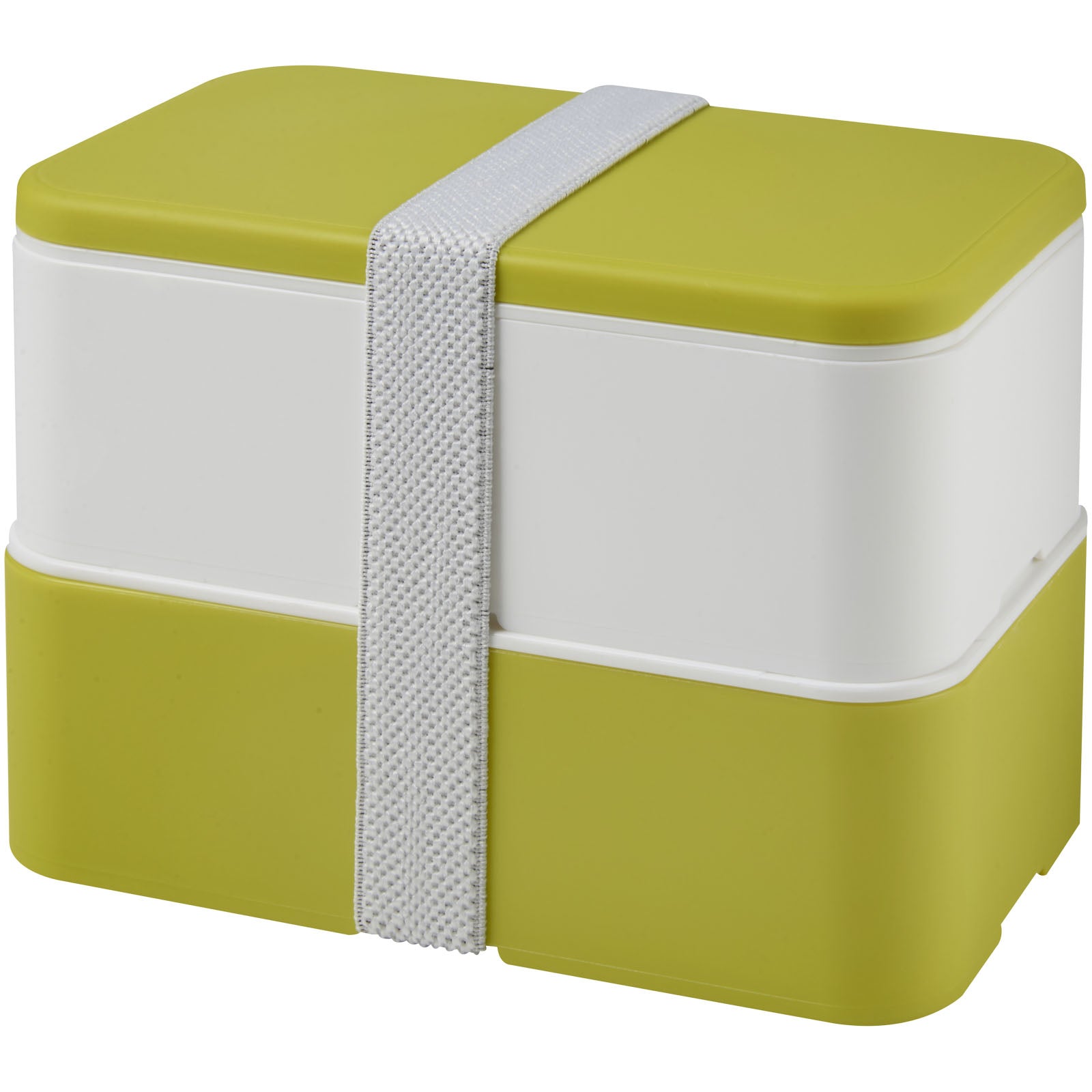 MIYO Doppel-Lunchbox – Limone und Weiss