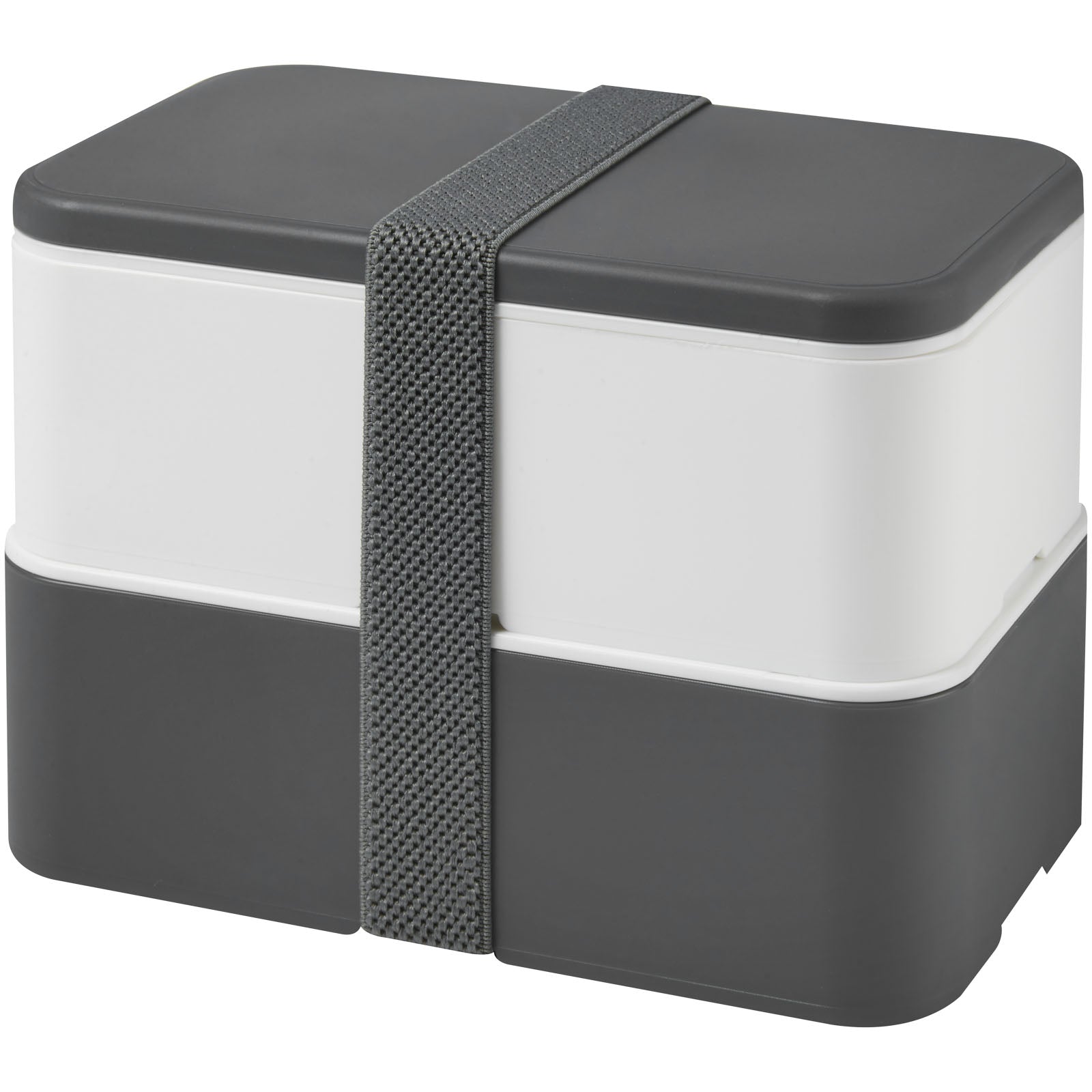 MIYO Doppel-Lunchbox – Grau und Weiss