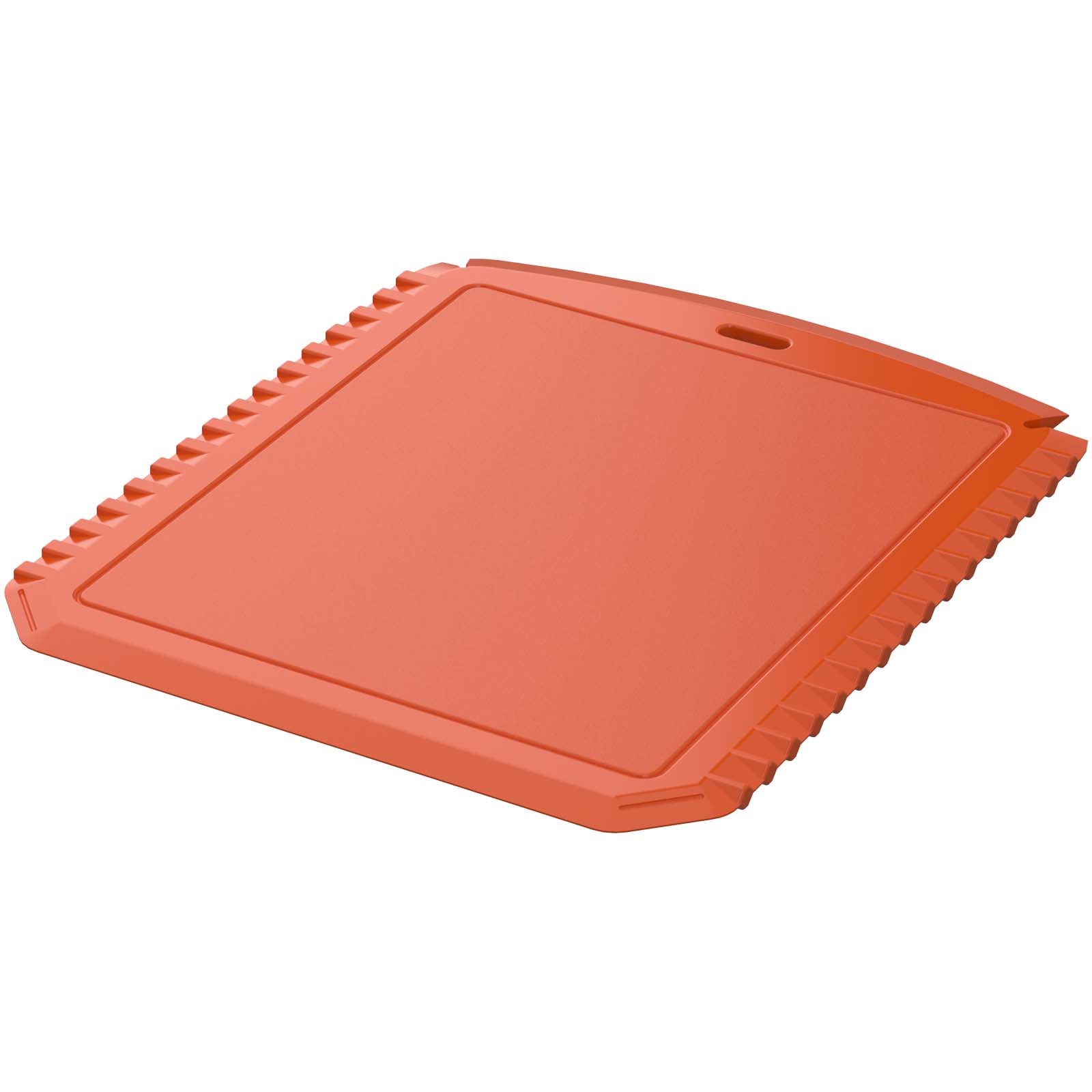 Thrym rechteckiger Eiskratzer aus recyceltem Kunststoff – Orange