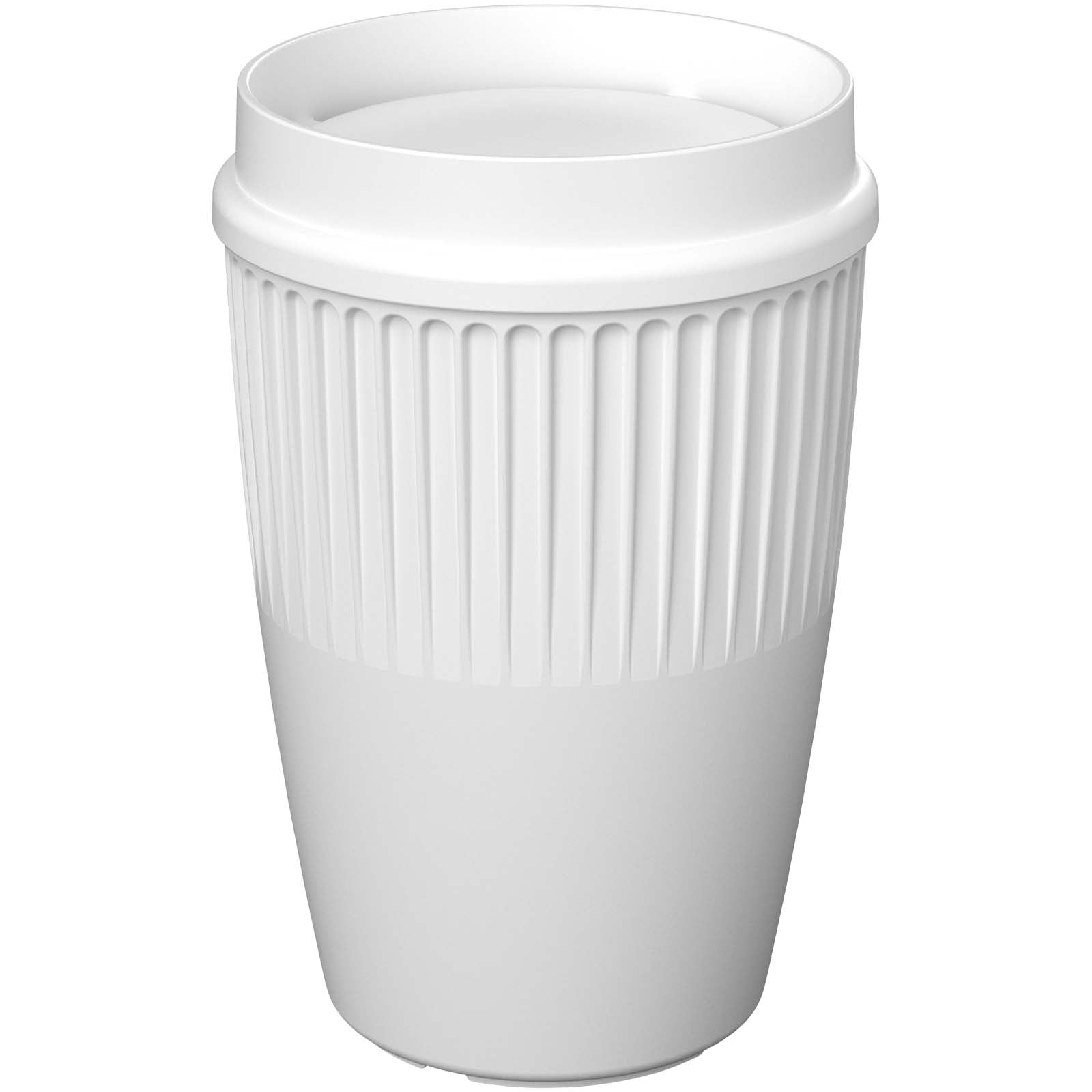 Cirrus POP 350 ml Becher mit 360°-Deckel – Weiss