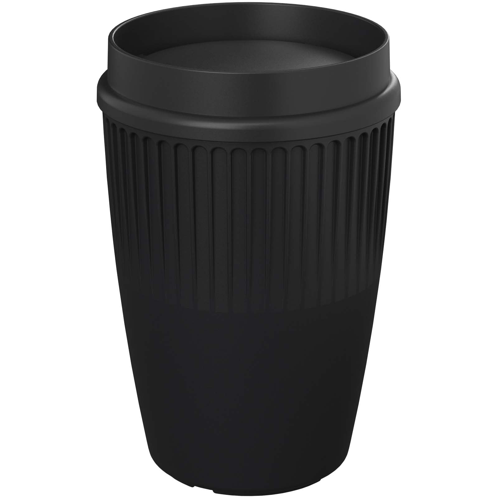Cirrus POP 350 ml Becher mit 360°-Deckel – Schwarz
