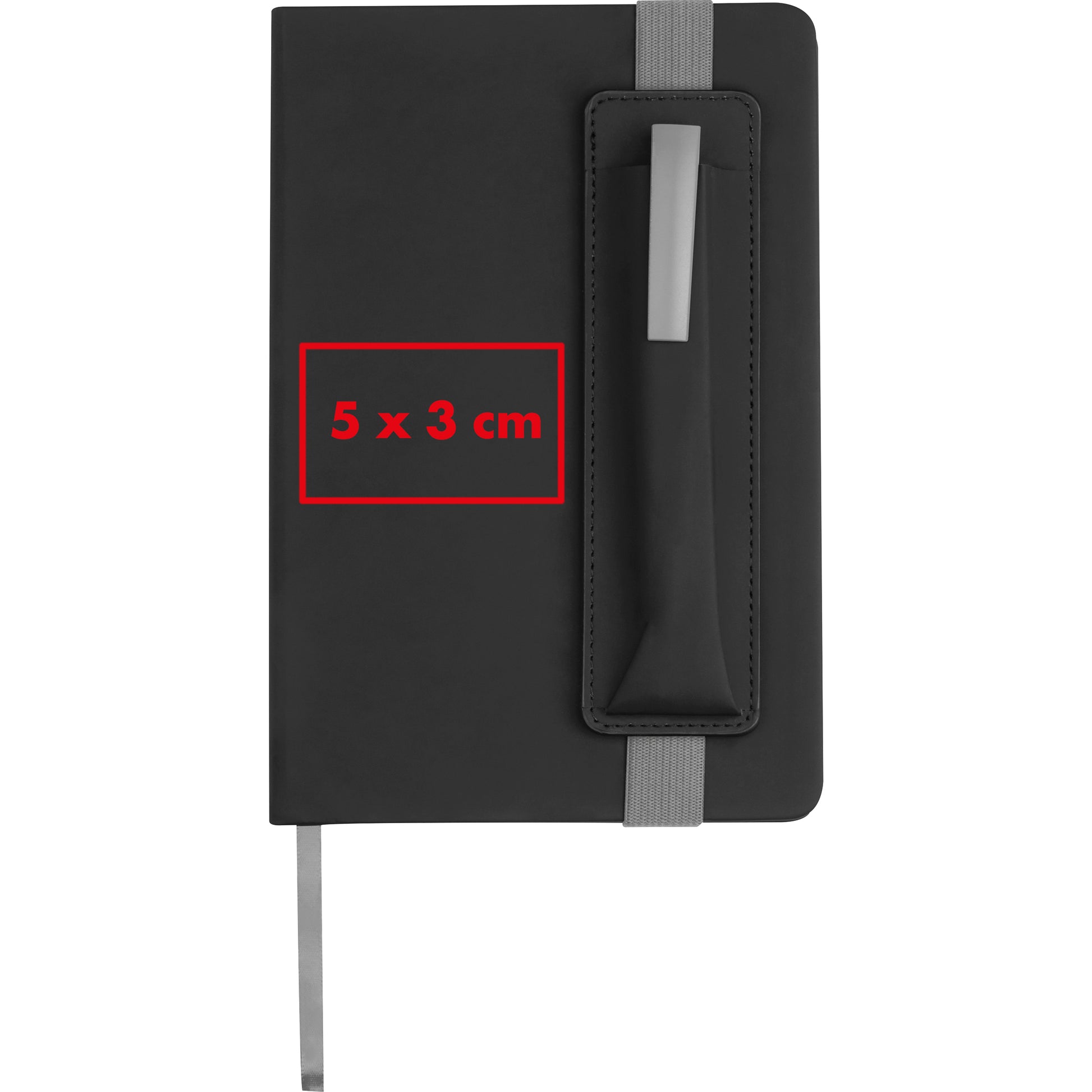 Notizbuch mit farbigen Applikationen CARSON