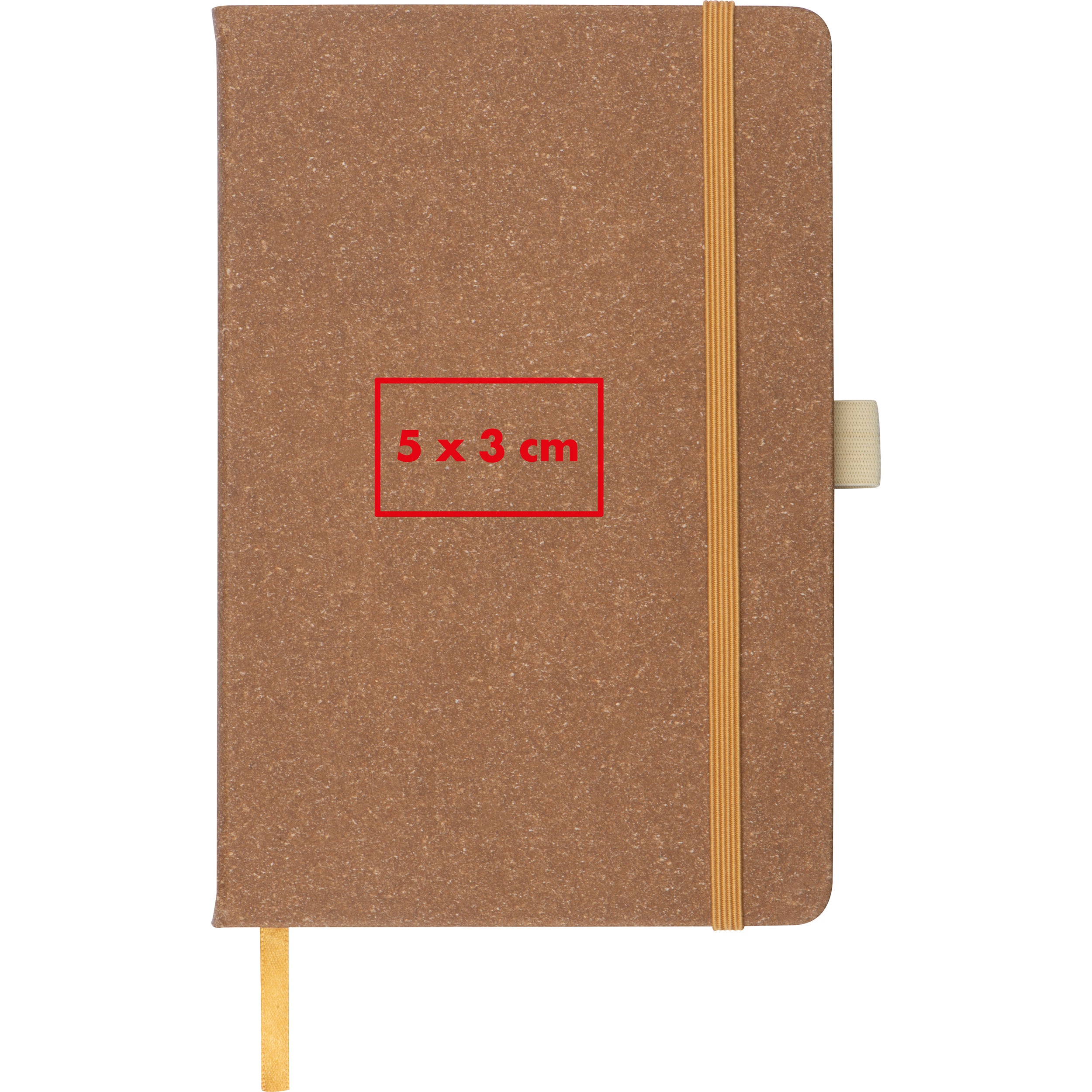 A5 Notizbuch mit recyceltem Ledereinband TRACY