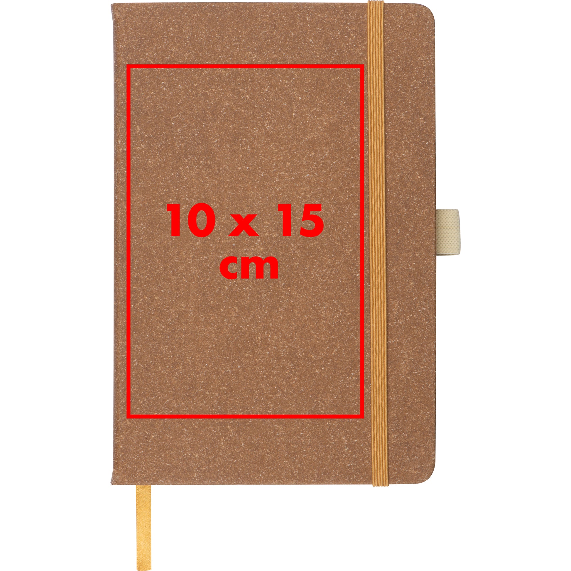 A5 Notizbuch mit recyceltem Ledereinband TRACY