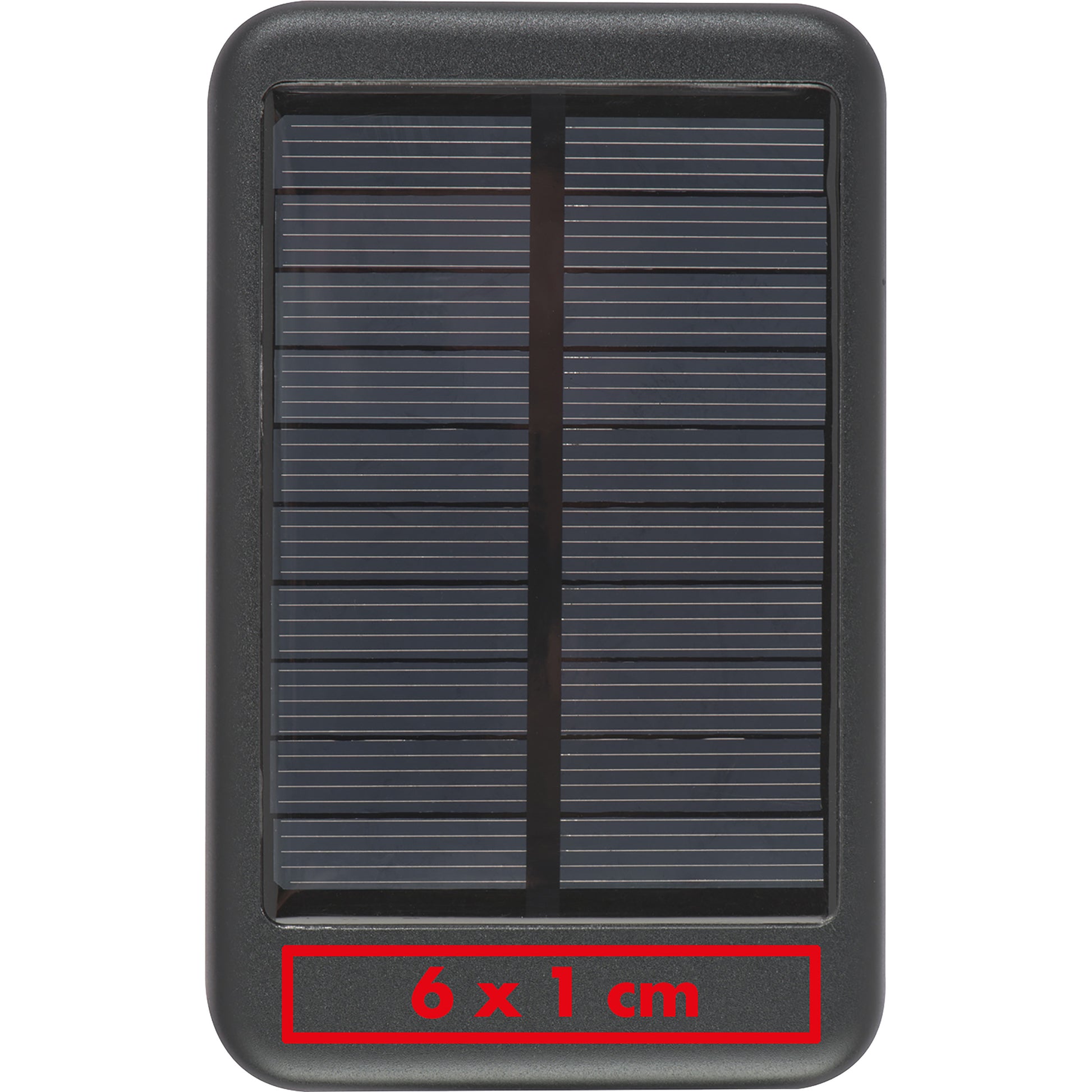 Solar Powerbank aus Metall mit 4.000 mAh LEONARD