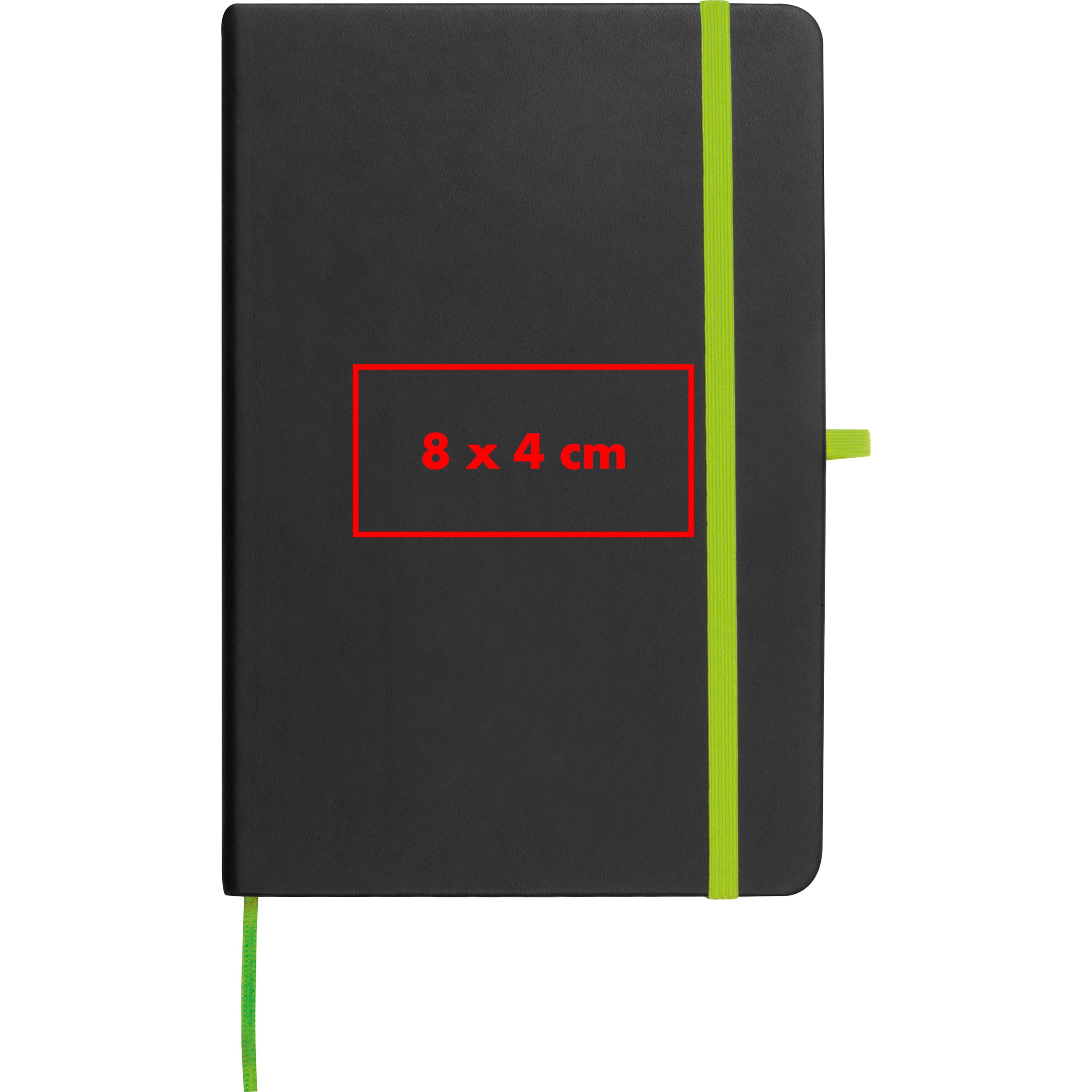 A5 Notizbuch mit farbiger Gravur SILKE