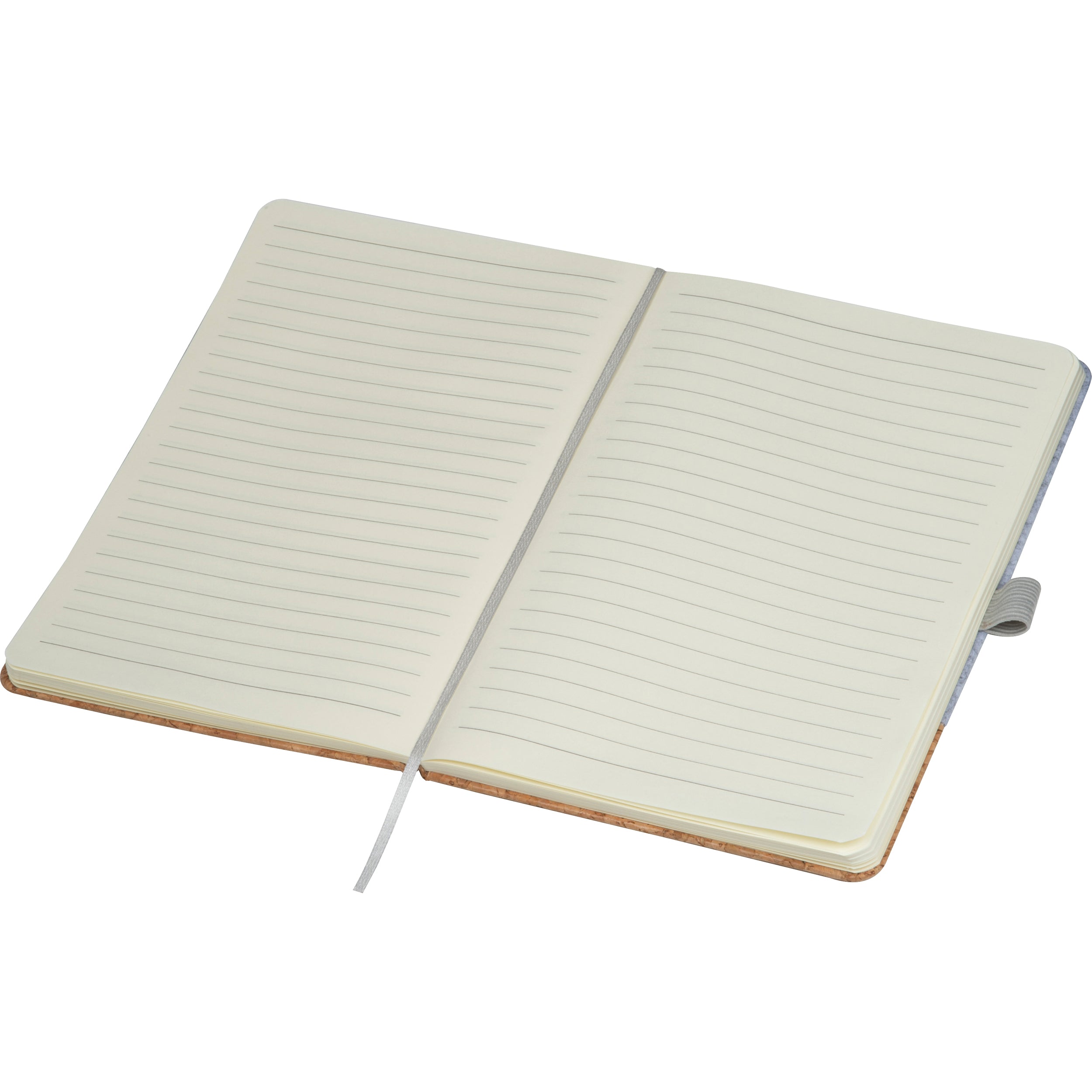 A5 Notizbuch mit Cover aus Kork und Filz TERESA