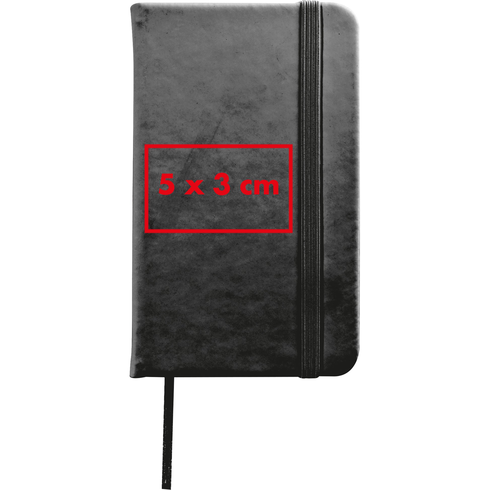 Notizbuch mit Lesebändchen und Gummibandverschluss ROMANA