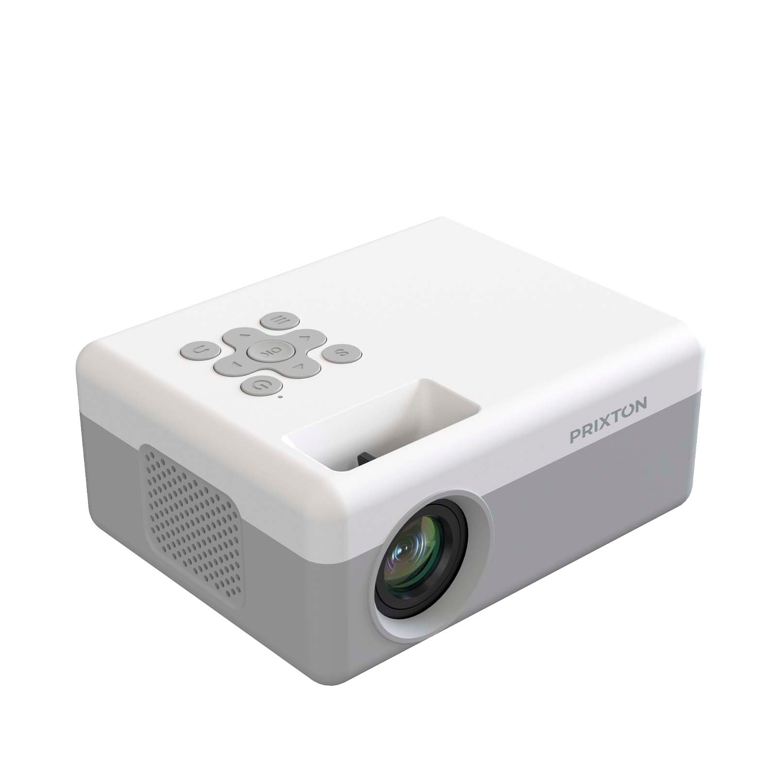Prixton Mini Pro Cinema Beamer – Grau und Weiss