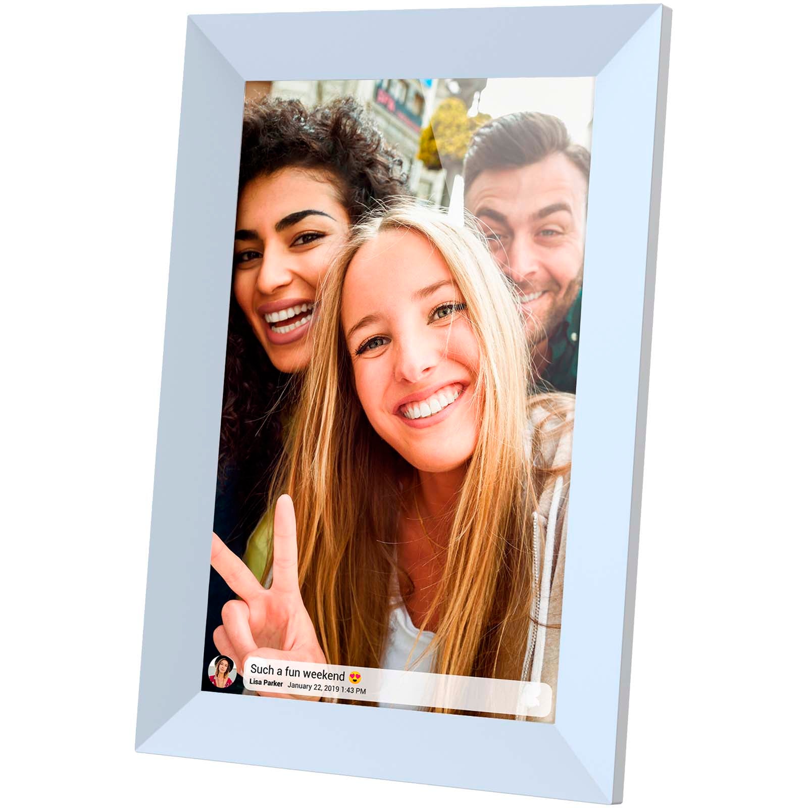 Prixton Prado 10" Frameo digitaler WLAN Fotorahmen – Weiss
