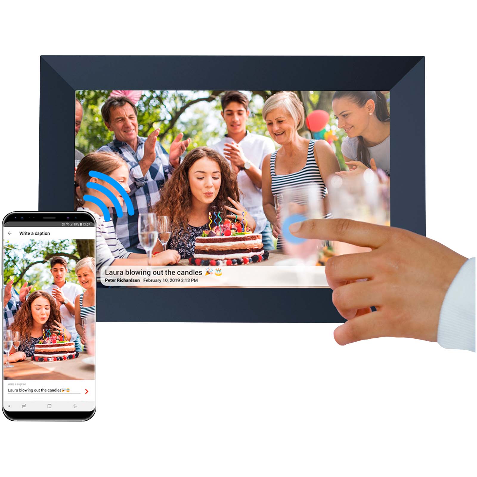 Prixton Prado 10" Frameo digitaler WLAN Fotorahmen