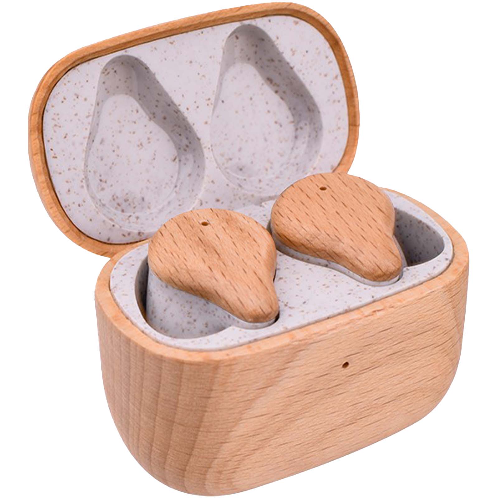 Prixton TWS163 Bluetooth® Ohrhörer – Holz