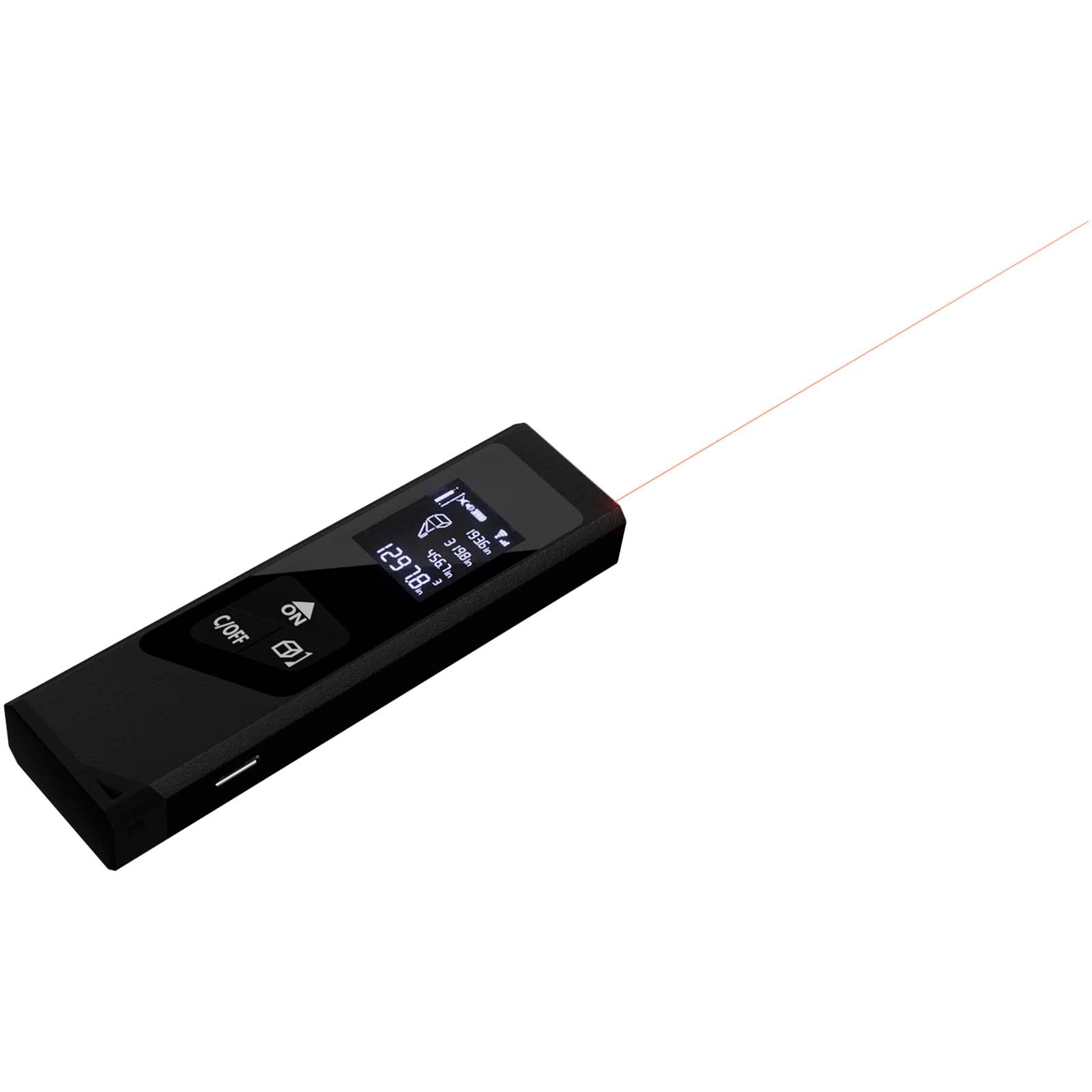 SCX.design T05 Mini-Laser-Entfernungsmesser – Schwarz