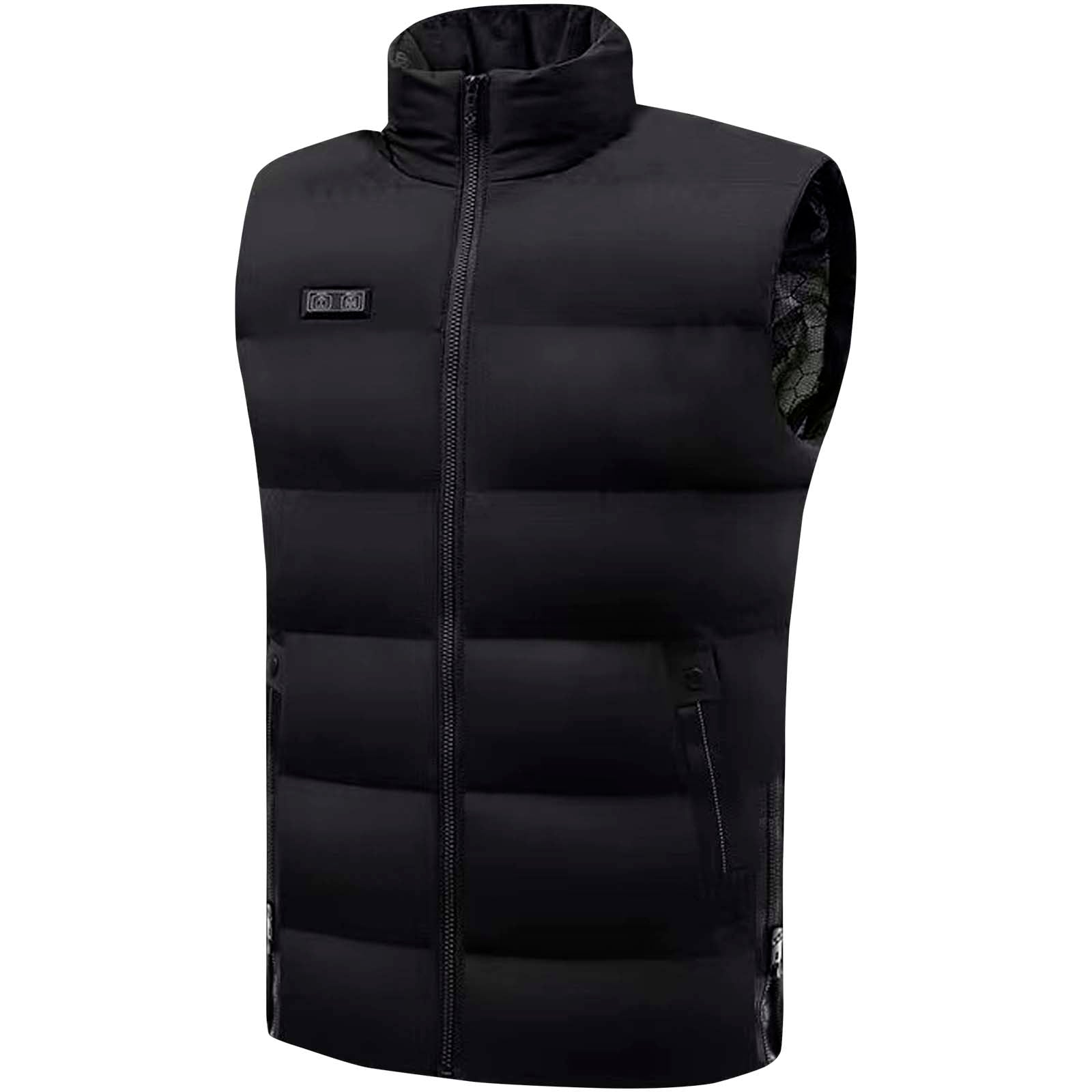 SCX.design G01 beheizbarer Bodywarmer mit Powerbank – Schwarz – S