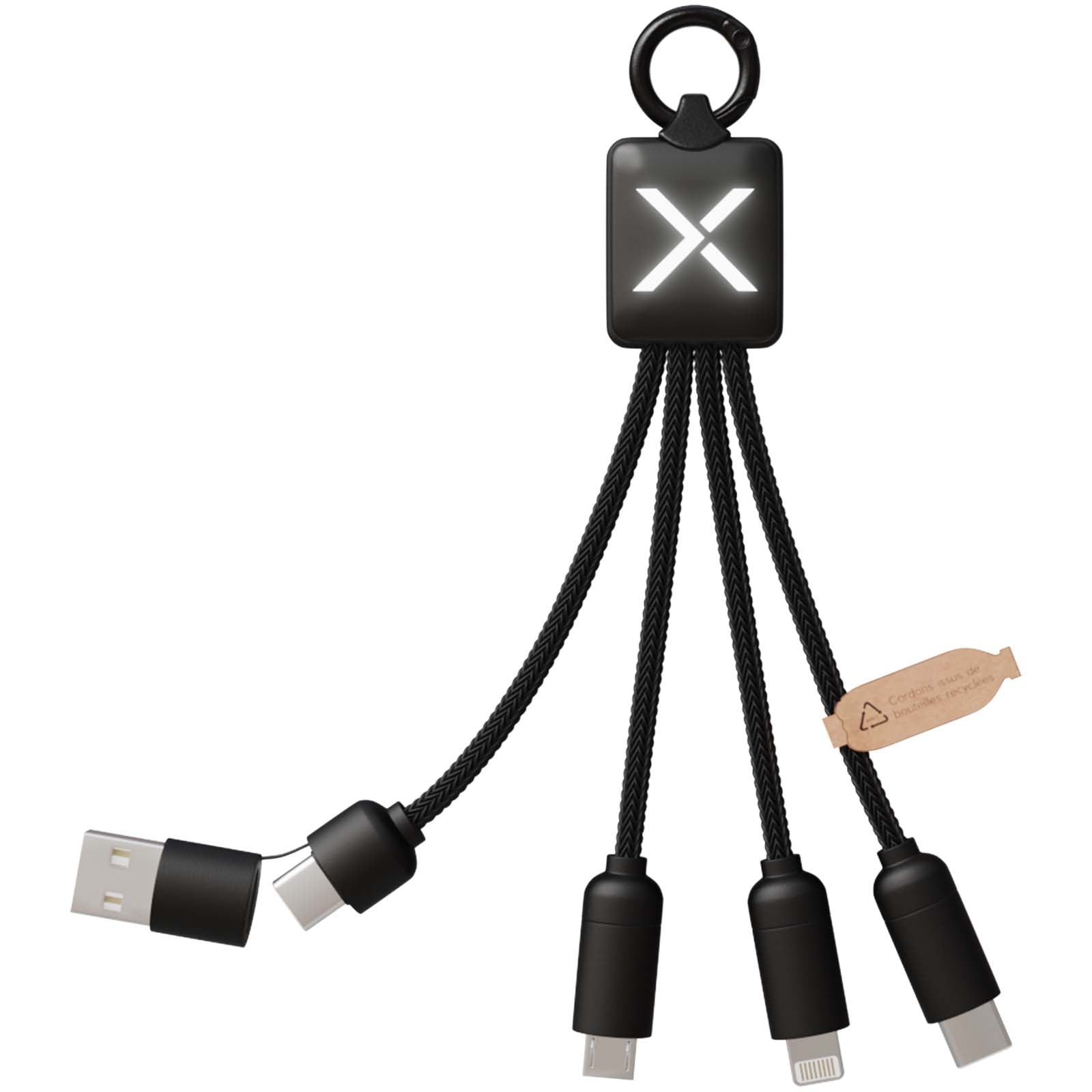 SCX.design C13 20W 5-in-1 Ladekabel – Schwarz