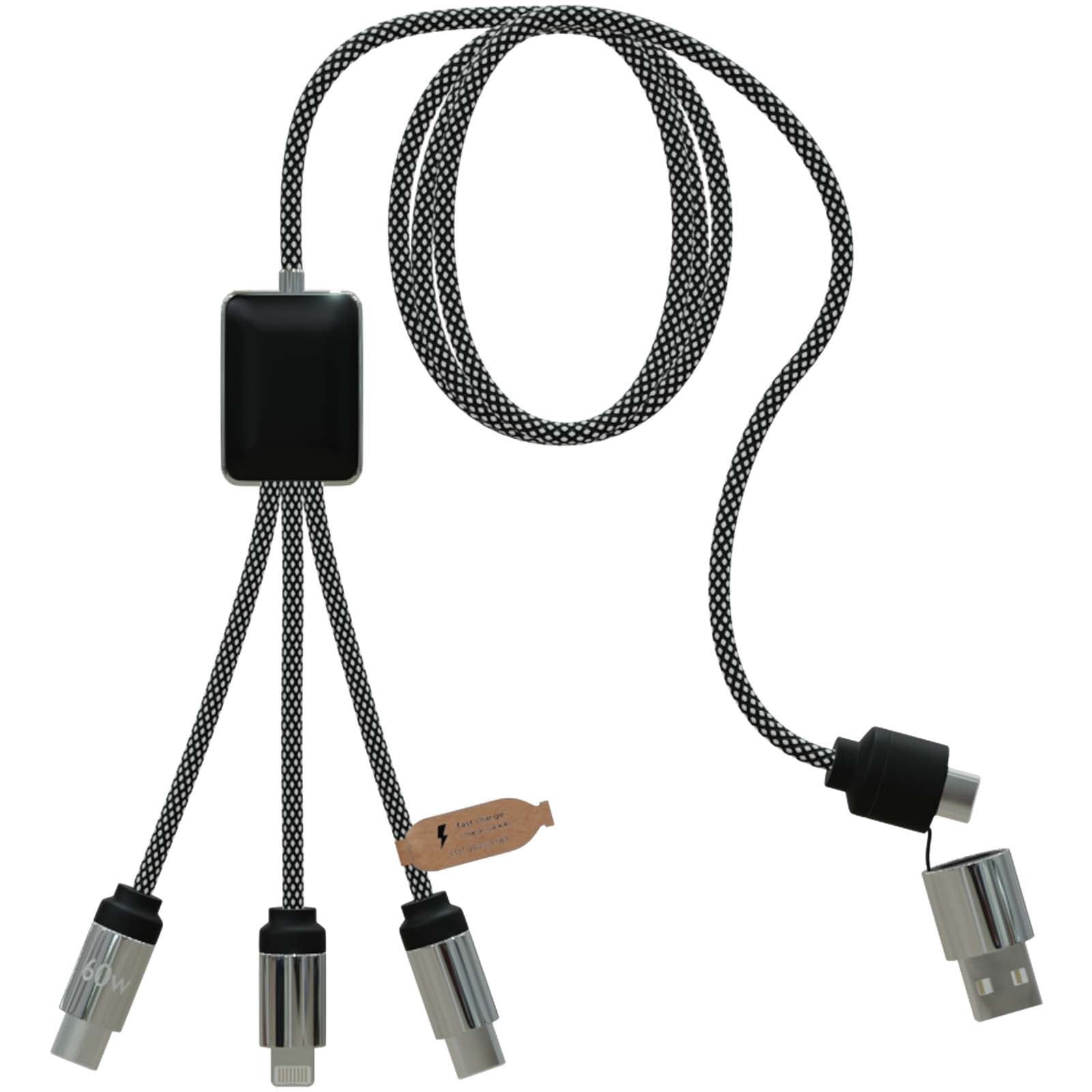 SCX.design C33 60W Typ C Ladekabel mit doppeltem Leuchtlogo