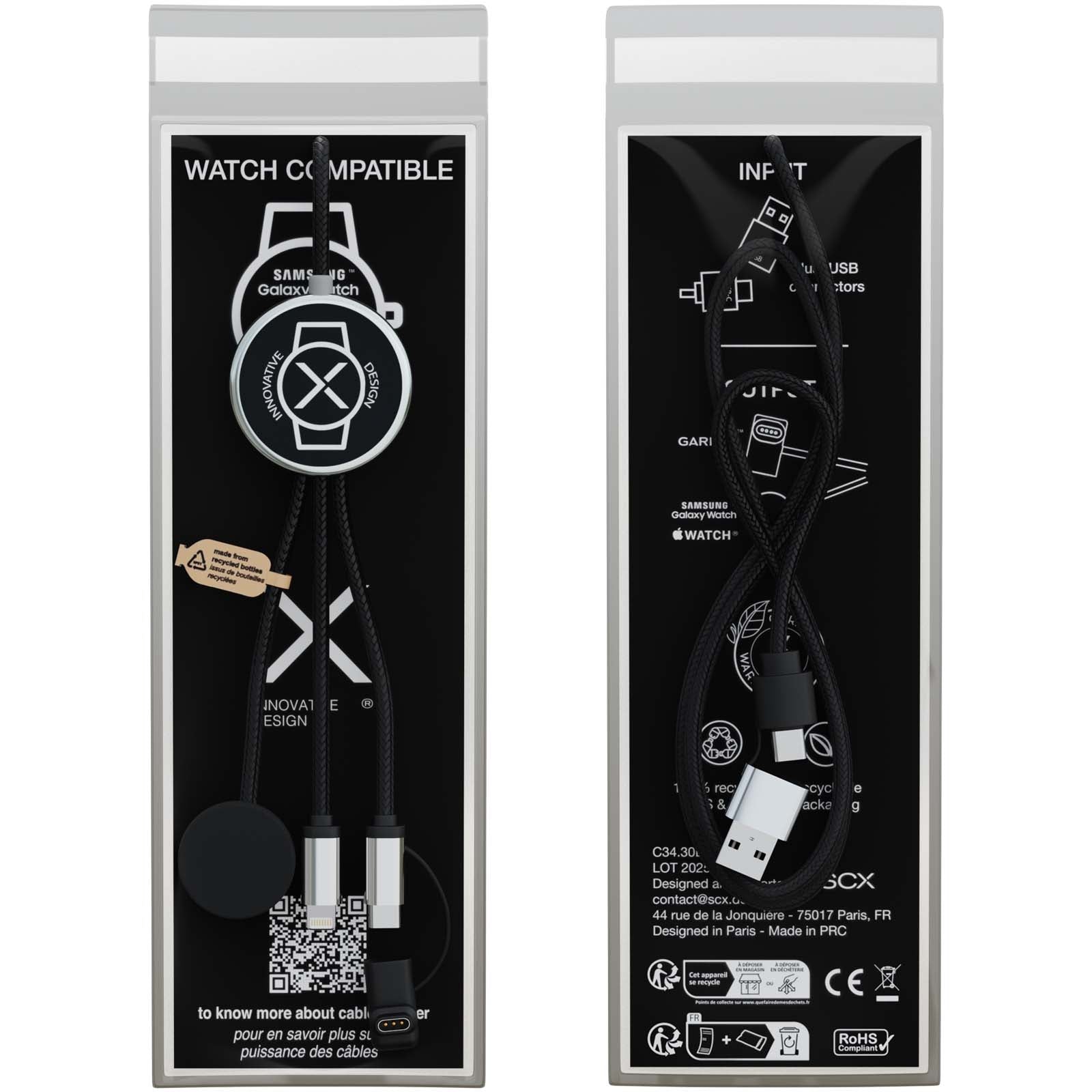 SCX.design C34 7 in 1 Ladekabel für Smartwatches