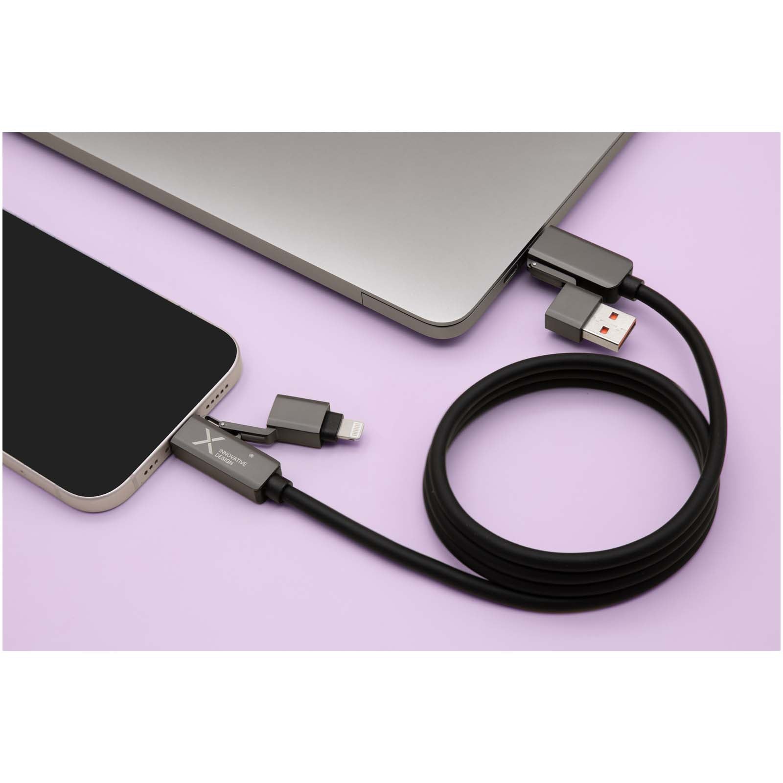 SCX.design C59 100 W magnetisches Silikon Ladekabel