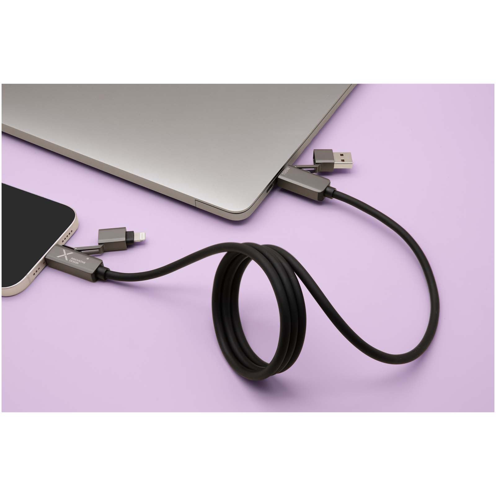 SCX.design C59 100 W magnetisches Silikon Ladekabel