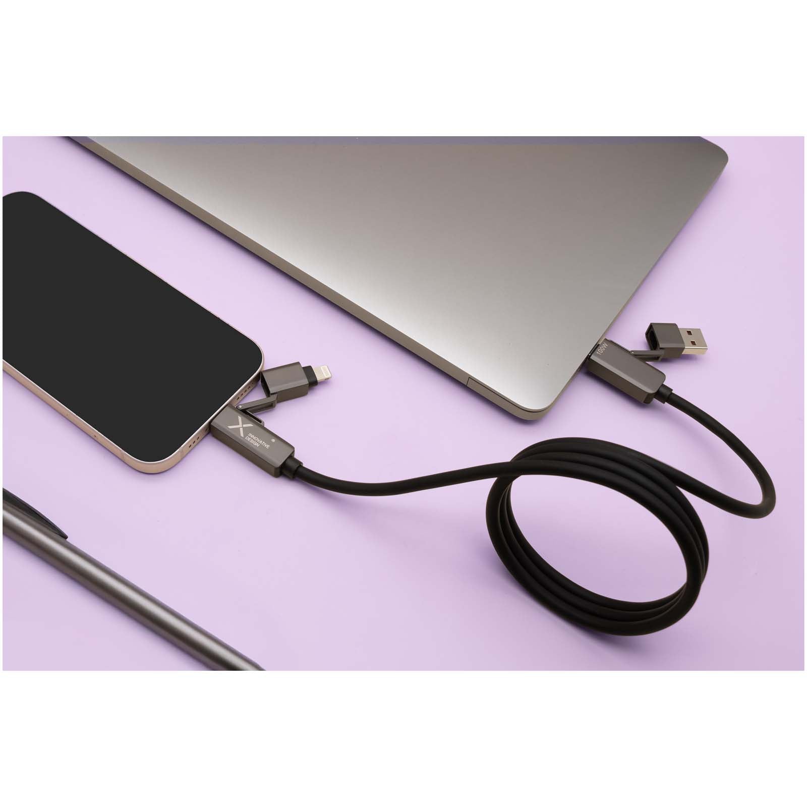 SCX.design C59 100 W magnetisches Silikon Ladekabel