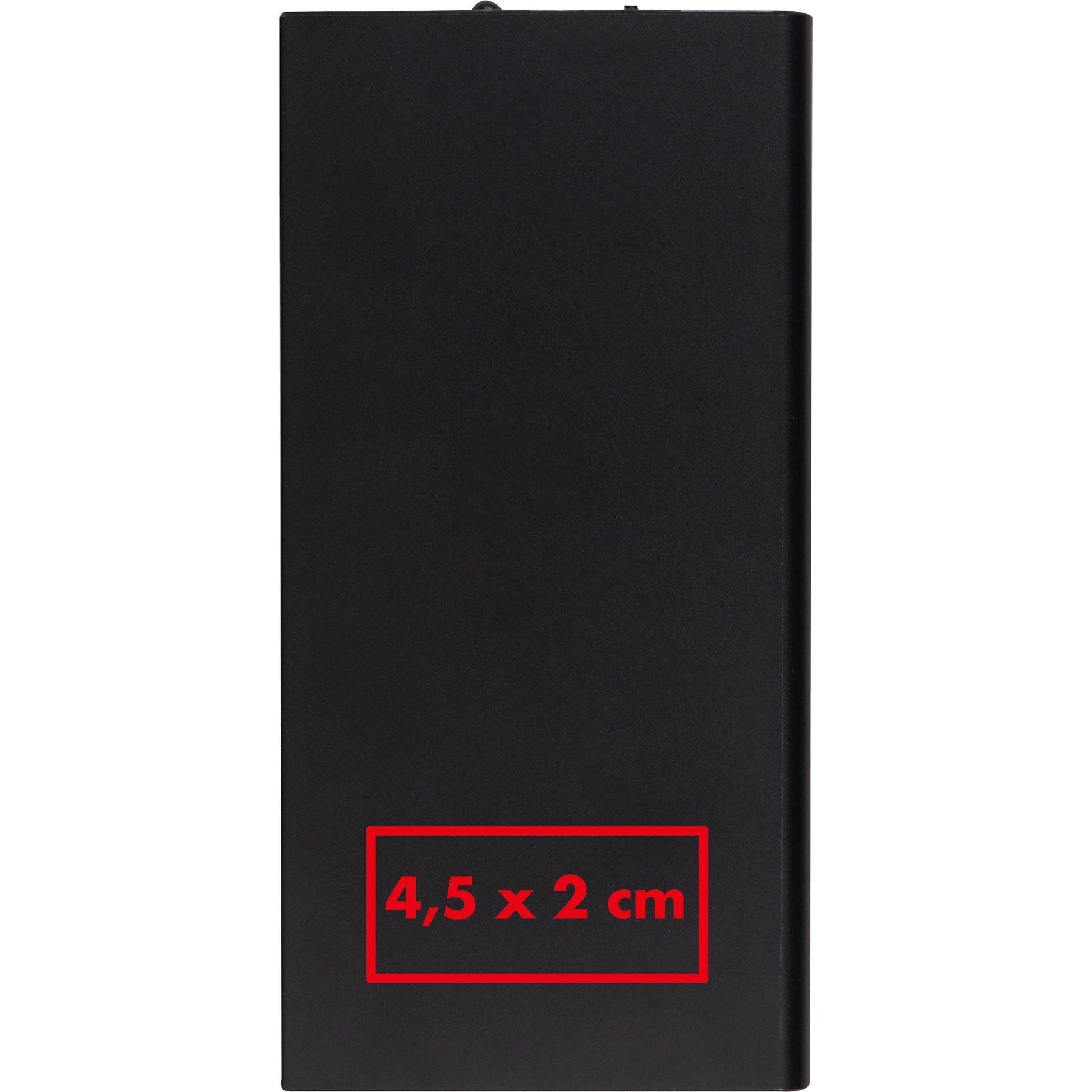 Solar Powerbank aus Metall 8.000mAh SAVERIO