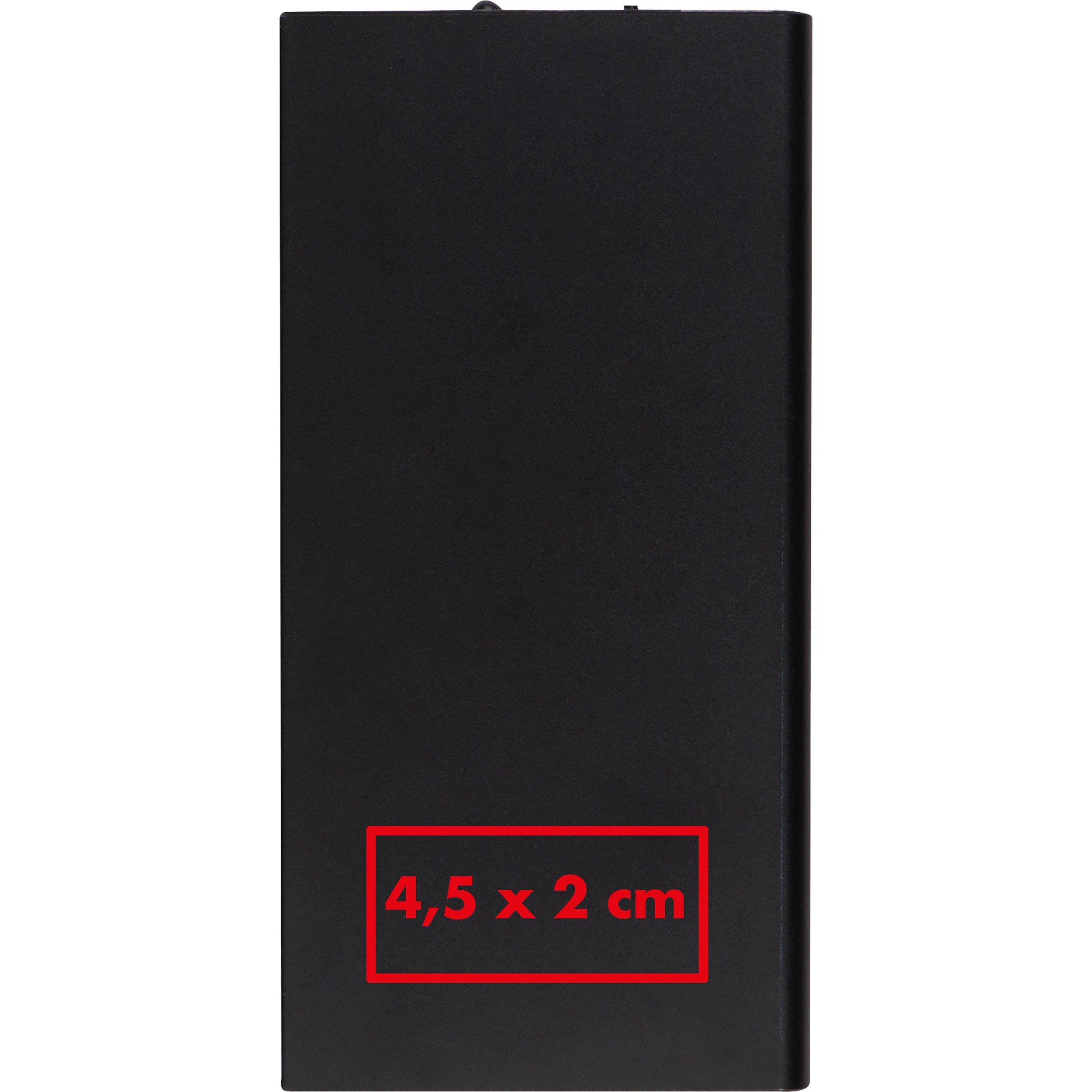 Solar Powerbank aus Metall 8.000mAh SAVERIO