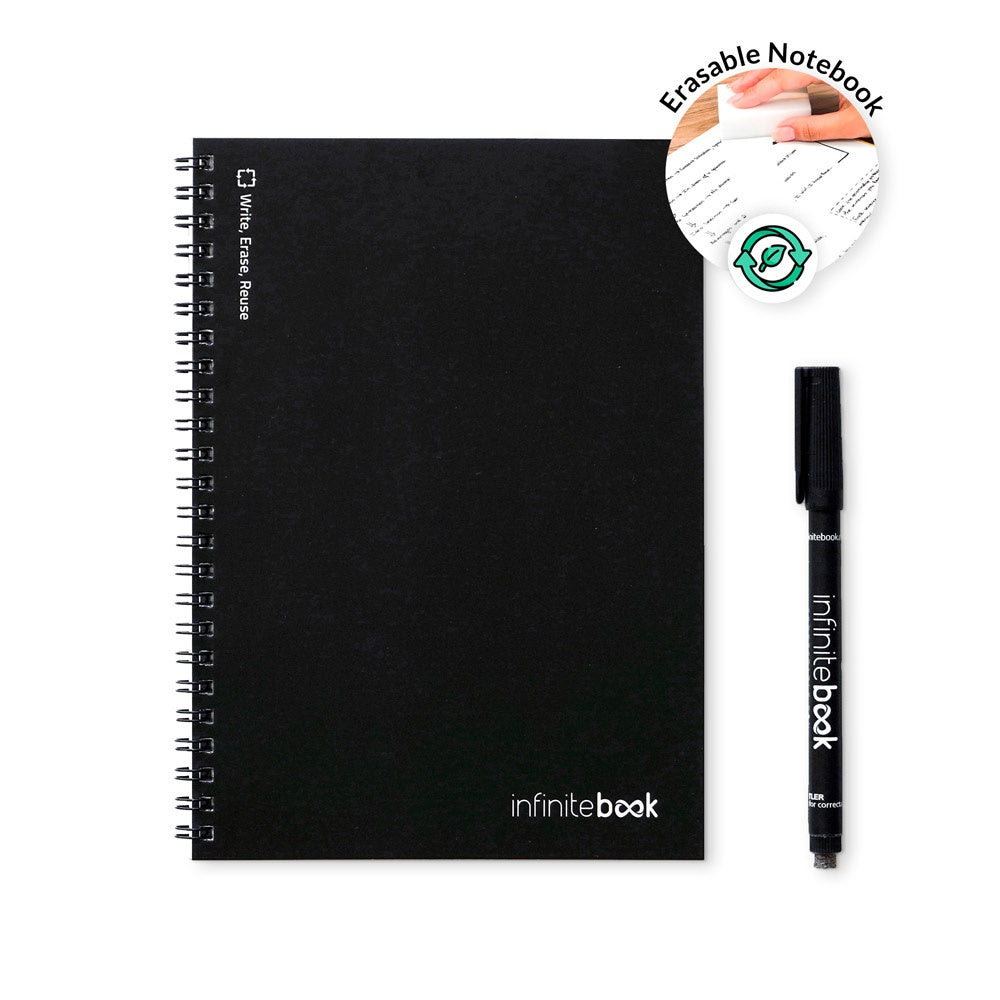 INFINITEBOOK LINED A5. "Infinitebook" mit flexiblem Einband und 15 linierten Seiten
