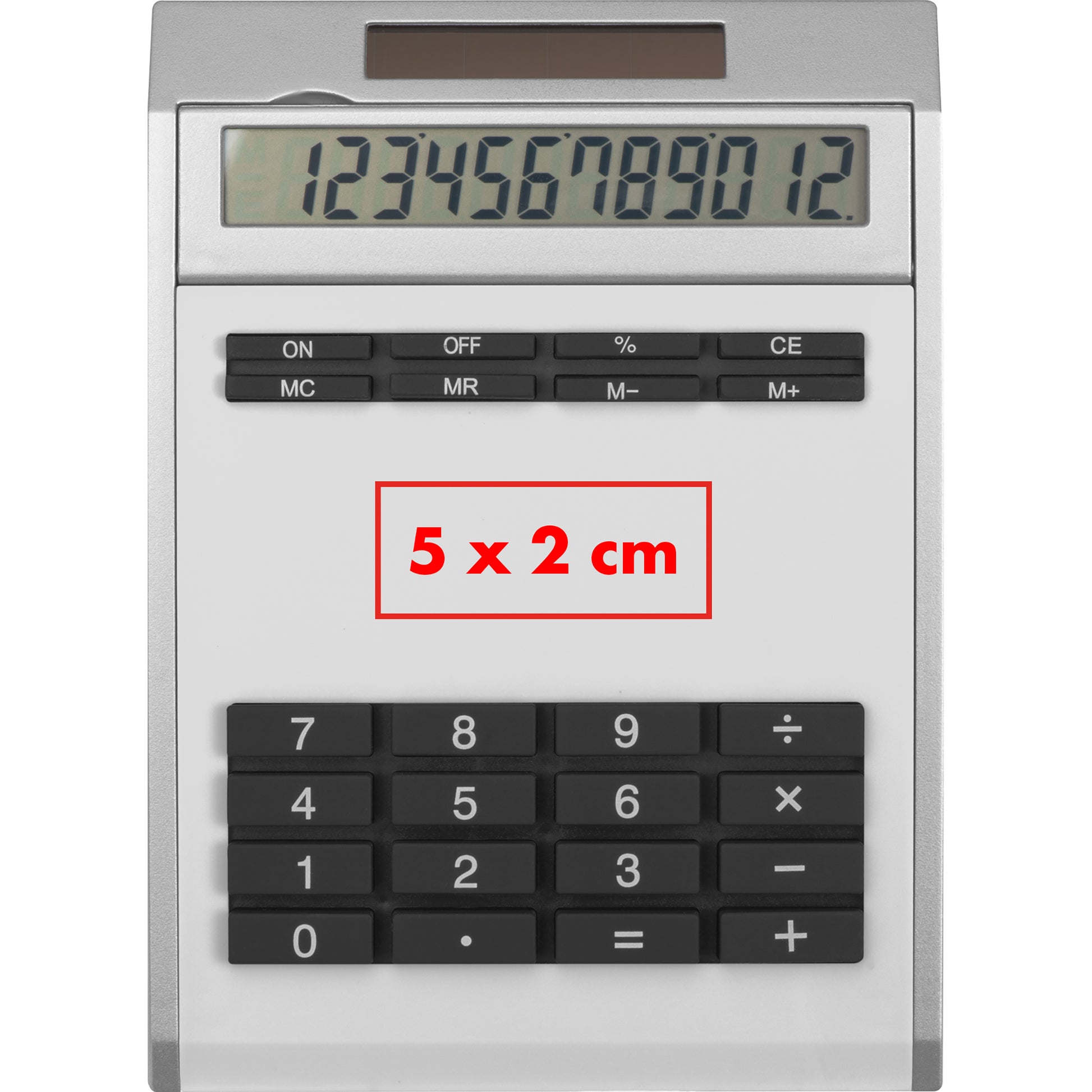 Tischrechner Eigendesign mit 12 Digits aus Kunststoff OLIWIA