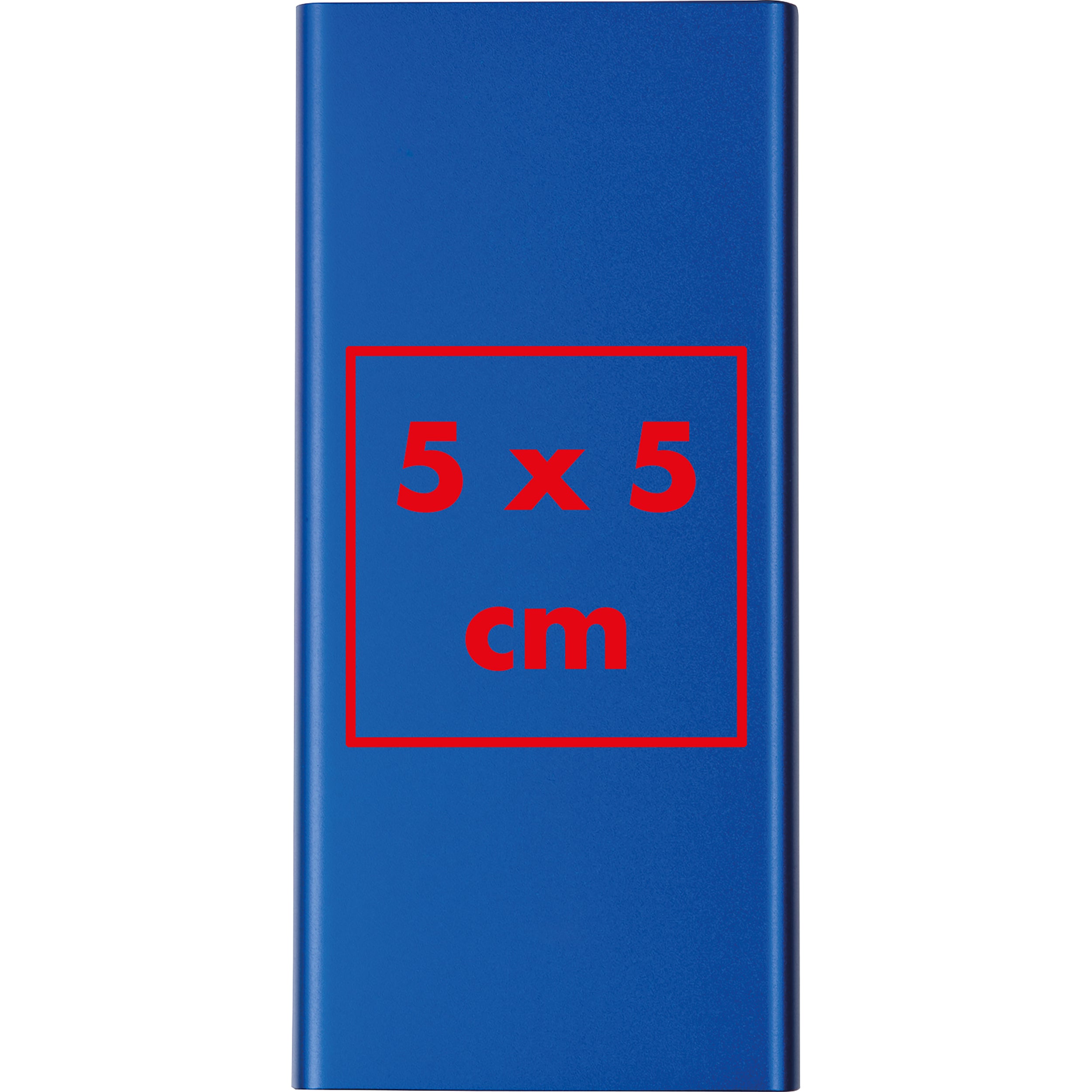 Powerbank aus recyceltem Aluminium 10.000 mAh GIORGIA