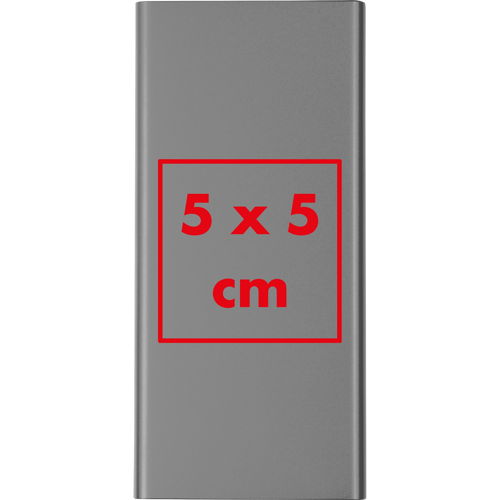 Powerbank aus recyceltem Aluminium 10.000 mAh GIORGIA
