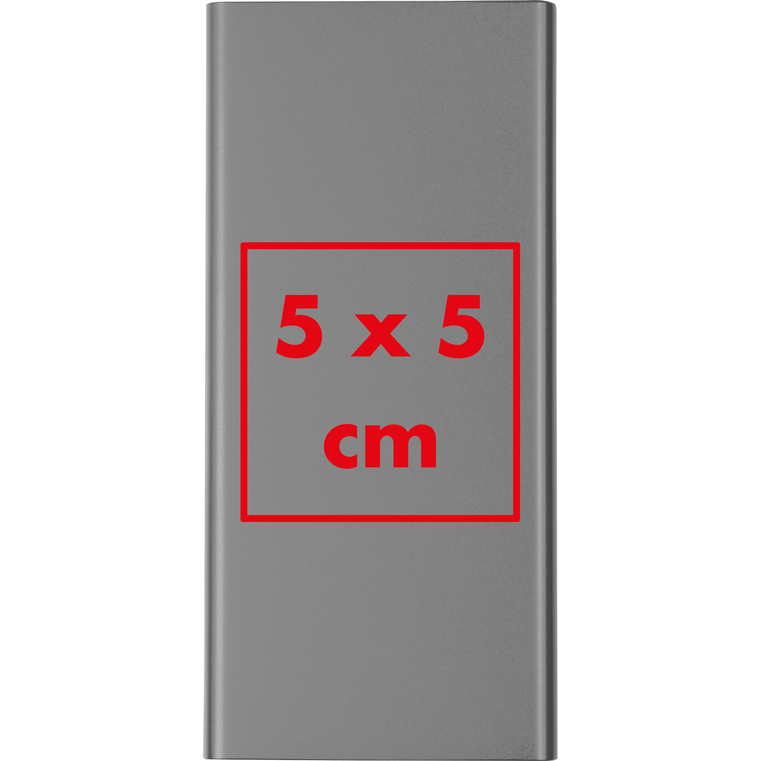 Powerbank aus recyceltem Aluminium 10.000 mAh GIORGIA