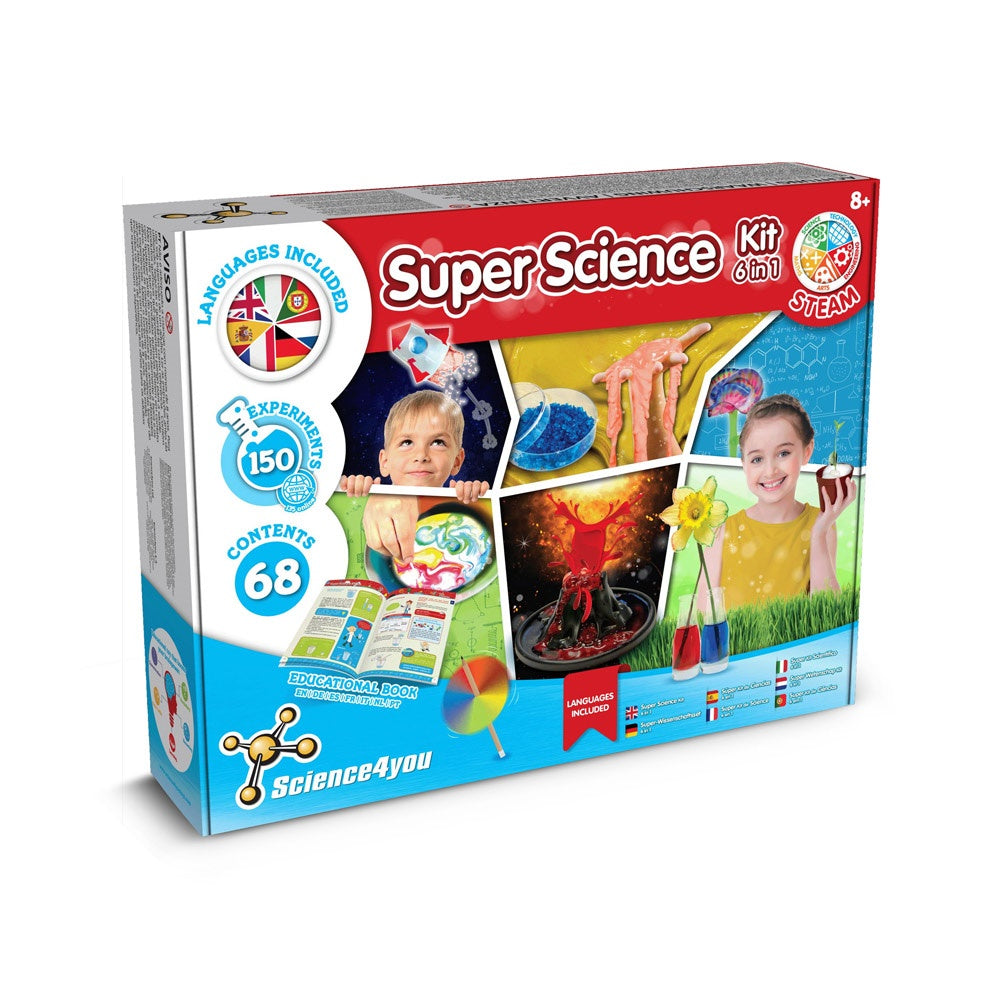 6 in 1 Super Science Kit I. Lernspiel für Kinder – zusätzliche Ansicht
