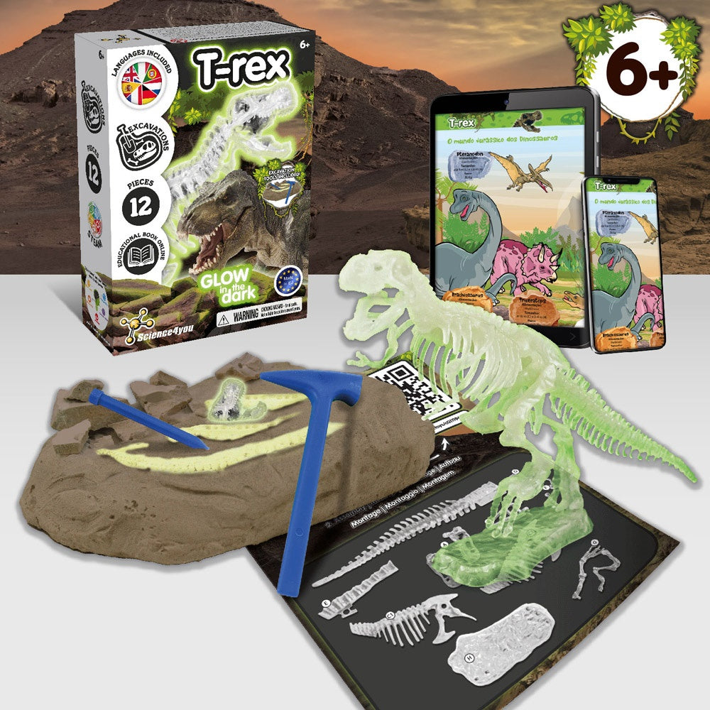 Fossil Excavation Kit I. Lernspiel für Kinder – zusätzliche Ansicht