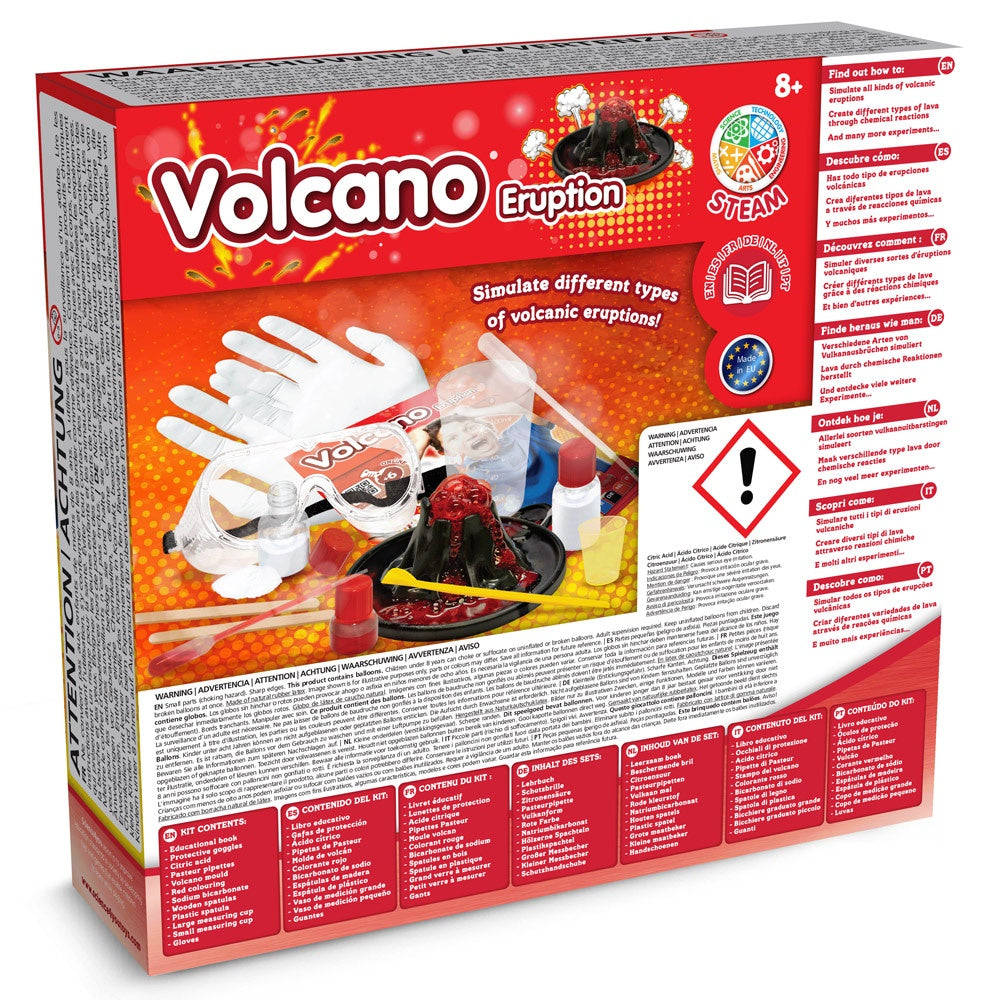 VOLCANIC ERUPTION GAME. Lernspiel für Kinder – zusätzliche Ansicht