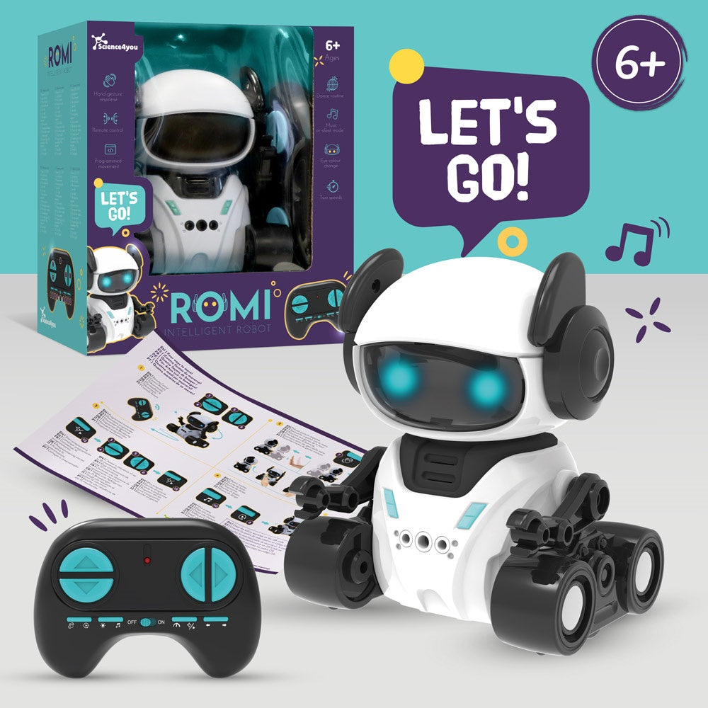 ROMI INTELLIGENT ROBOT. Lernspielzeug für Kinder – zusätzliche Ansicht