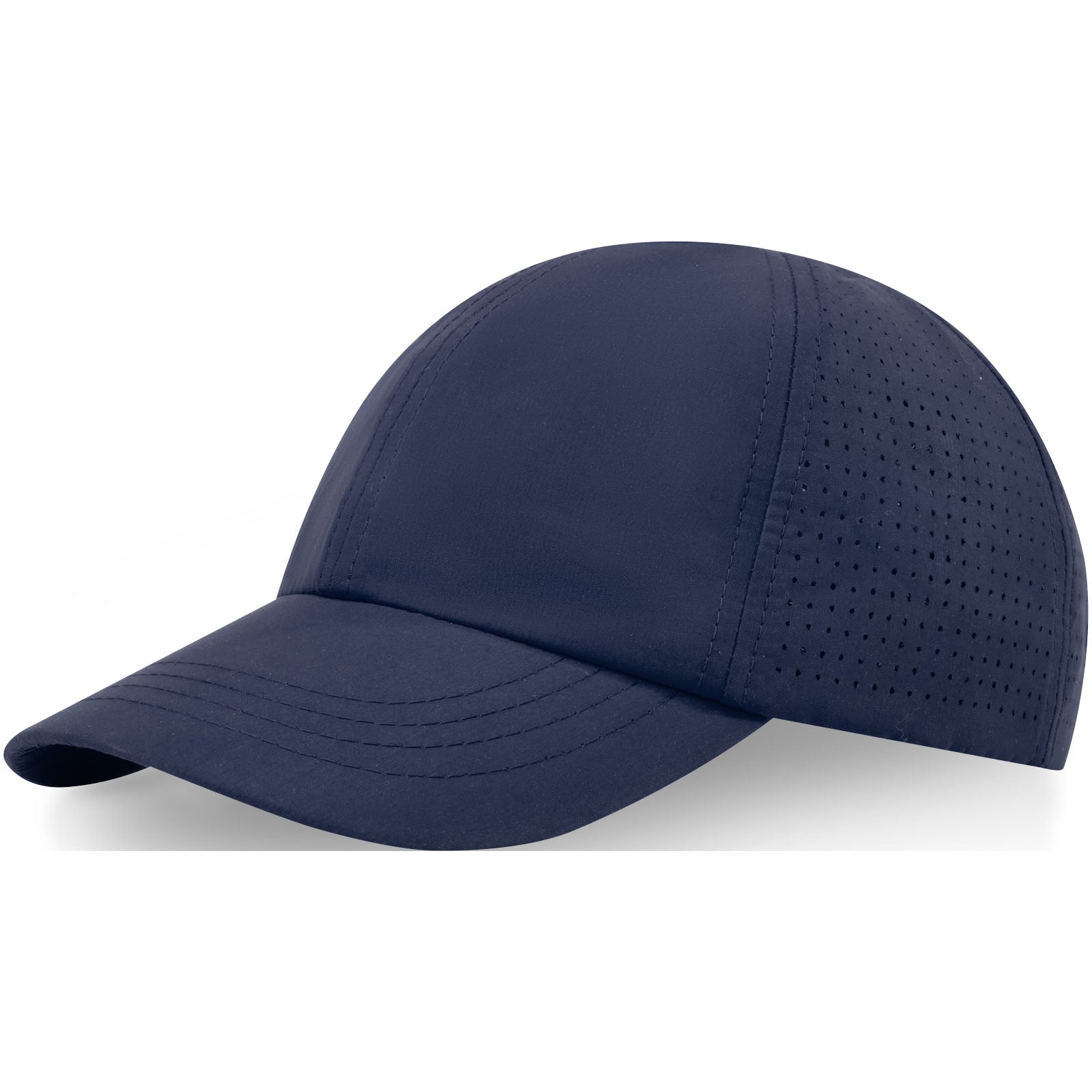 Mica 110 g/m² GRS recycelte Cool Fit Kappe mit sechs Segmenten – Navy