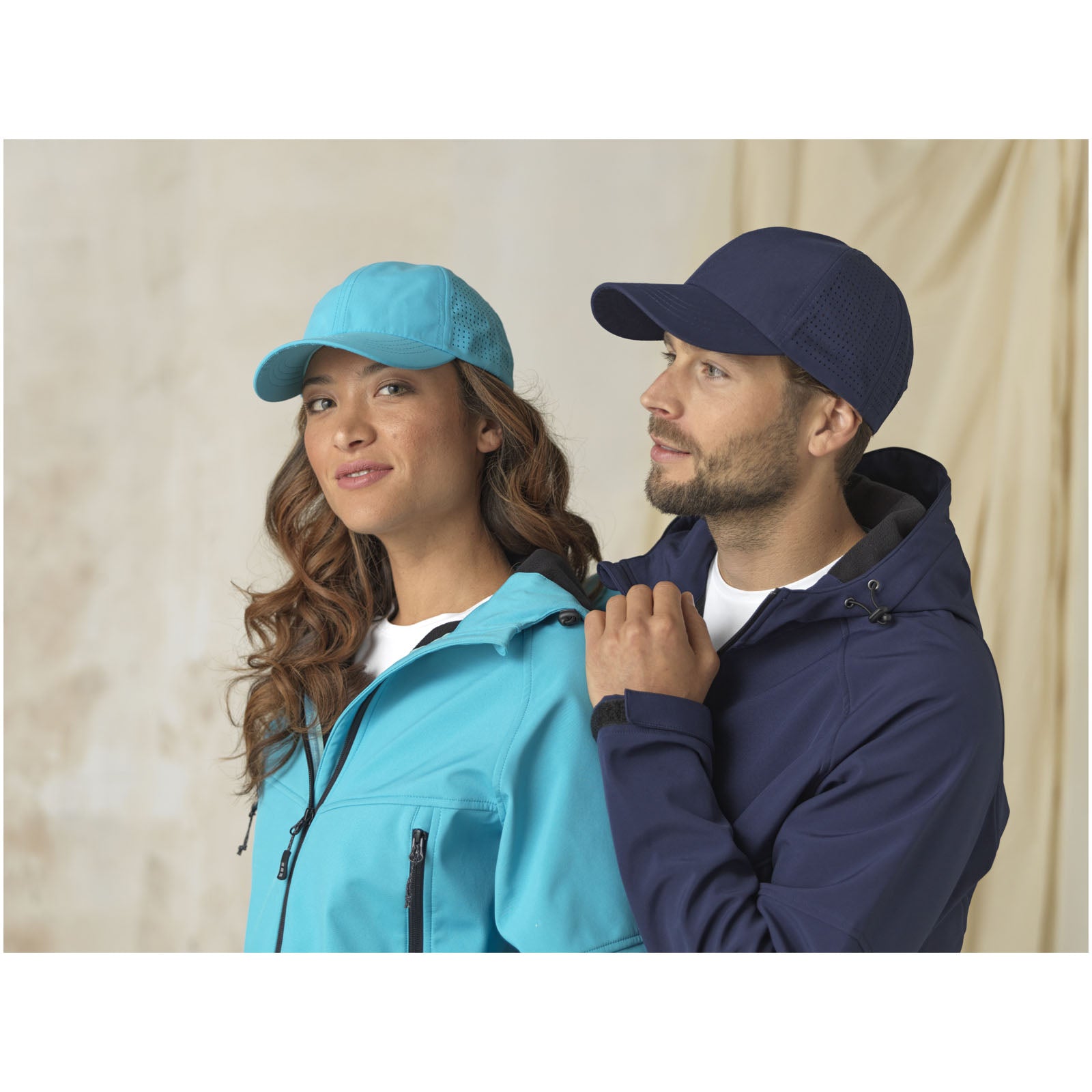 Mica 110 g/m² GRS recycelte Cool Fit Kappe mit sechs Segmenten
