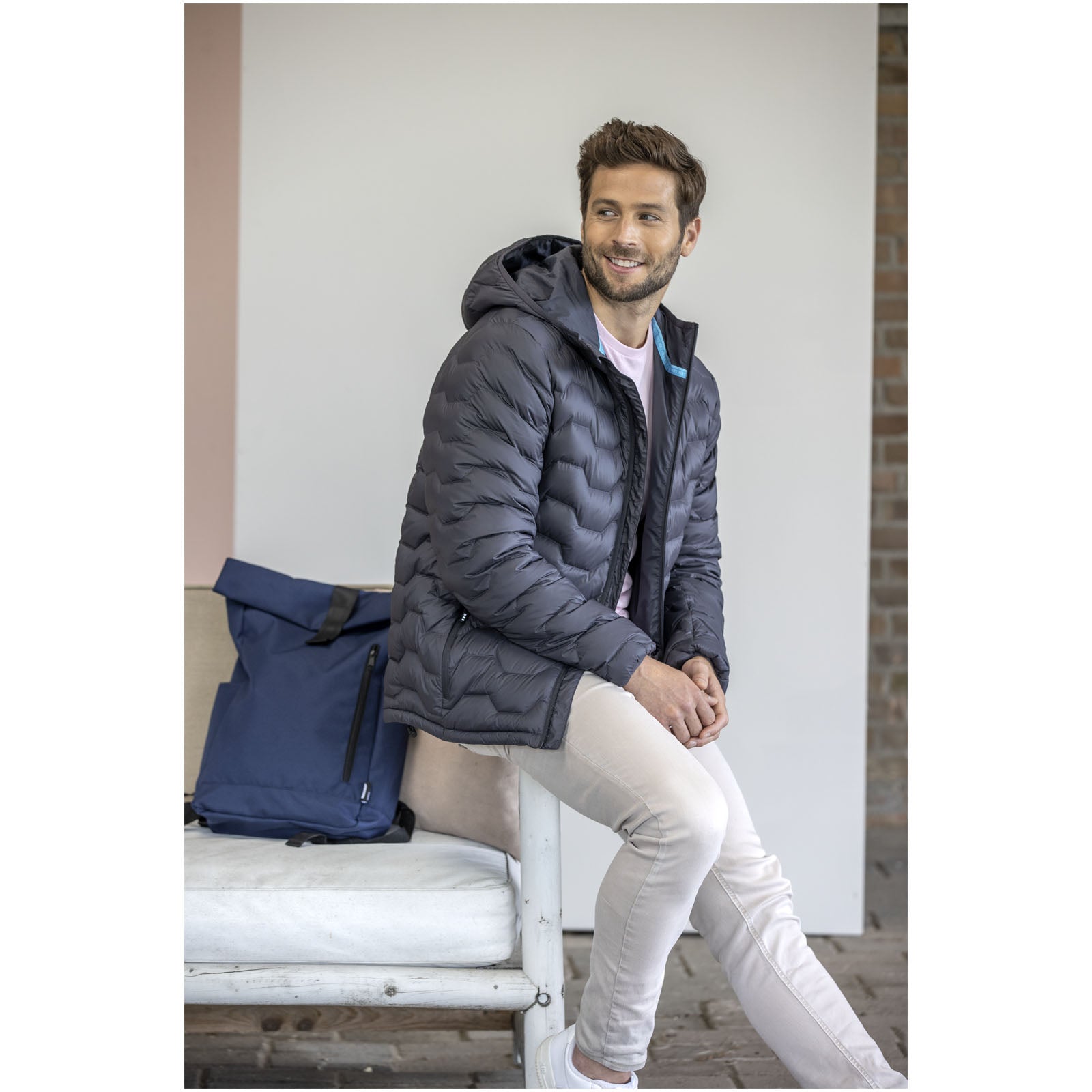 Petalite GRS Daunenjacke aus recyceltem Material für Herren