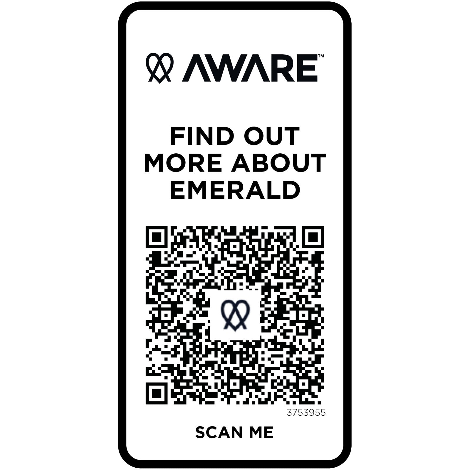 Emerald 200 g/m² Aware™ Polo Unisex aus recyceltem Material