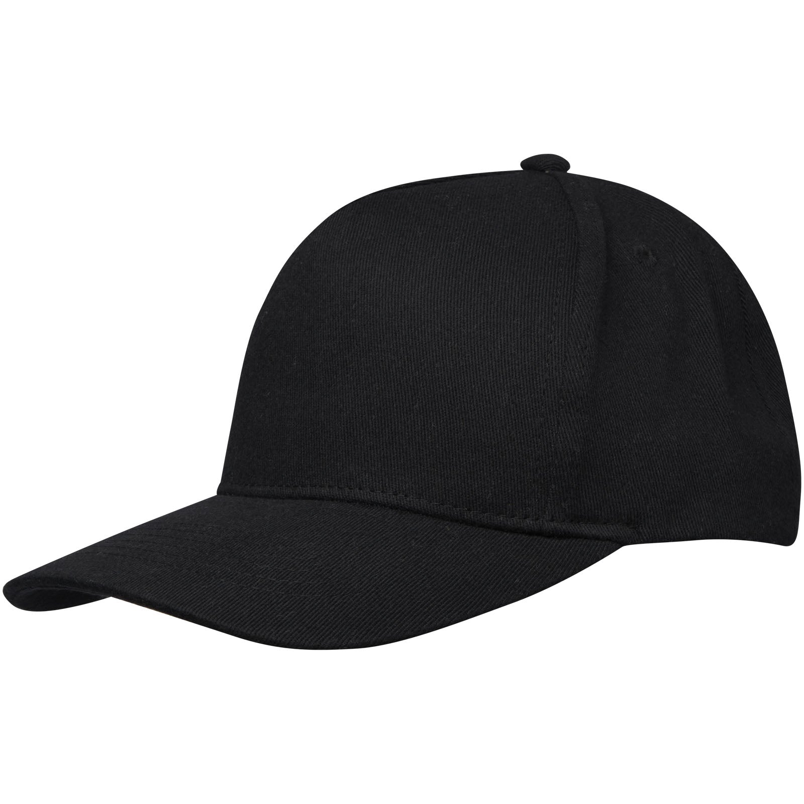 Onyx 240 g/m² 5 Segmenten Aware™ recycelte Kappe – Schwarz