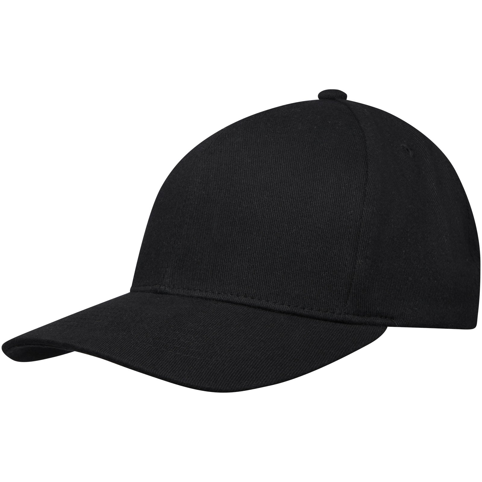 Opal 240 g/m² 6 Segmenten Aware™ recycelte Kappe – Schwarz