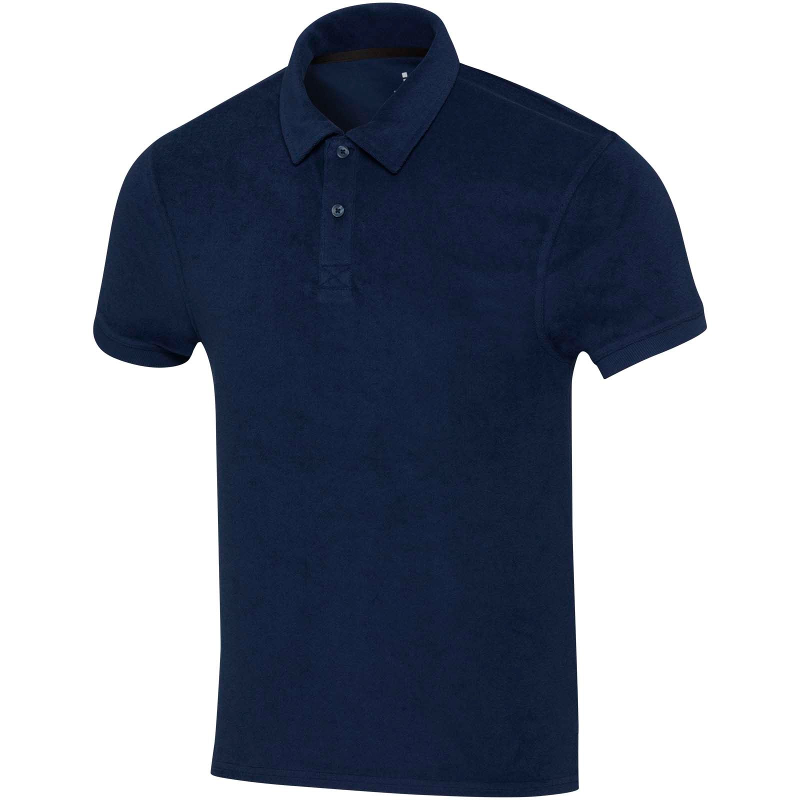 Akoya 230 g/m² Poloshirt aus recyceltem Frottee Unisex – Navy – XXS
