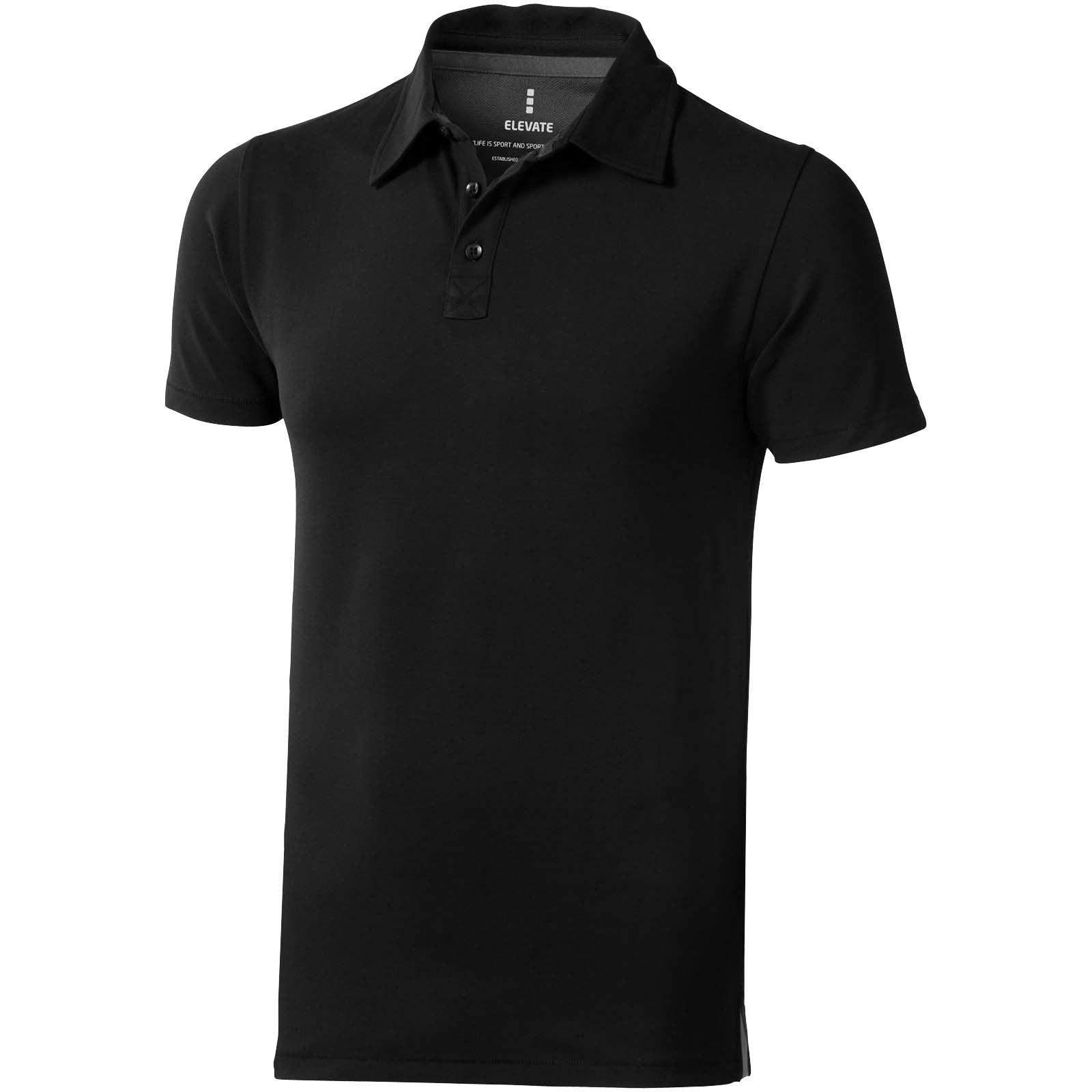 Markham 200 g/m² Stretch Poloshirt für Herren – Schwarz – 3XL